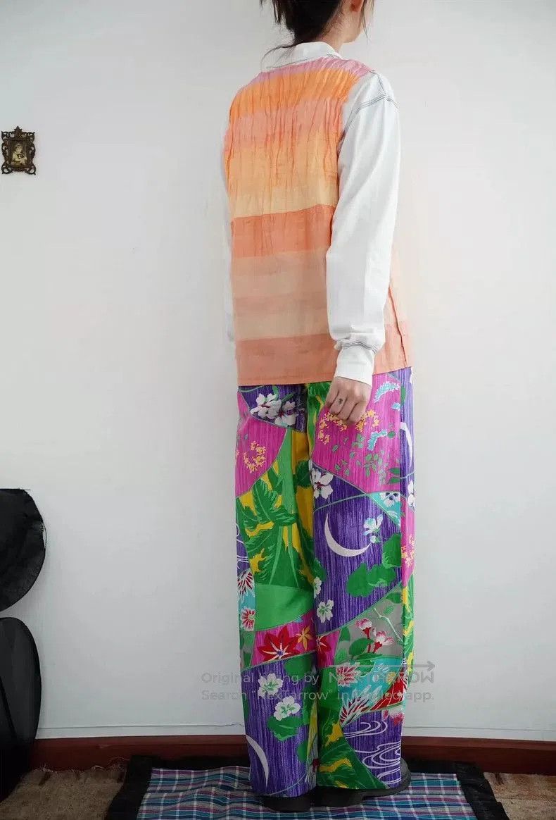 Kenzo Kenzo 2000SS 30th Anniversary Silk Pants. Size US 28 / EU 44 - 3 Thumbnail