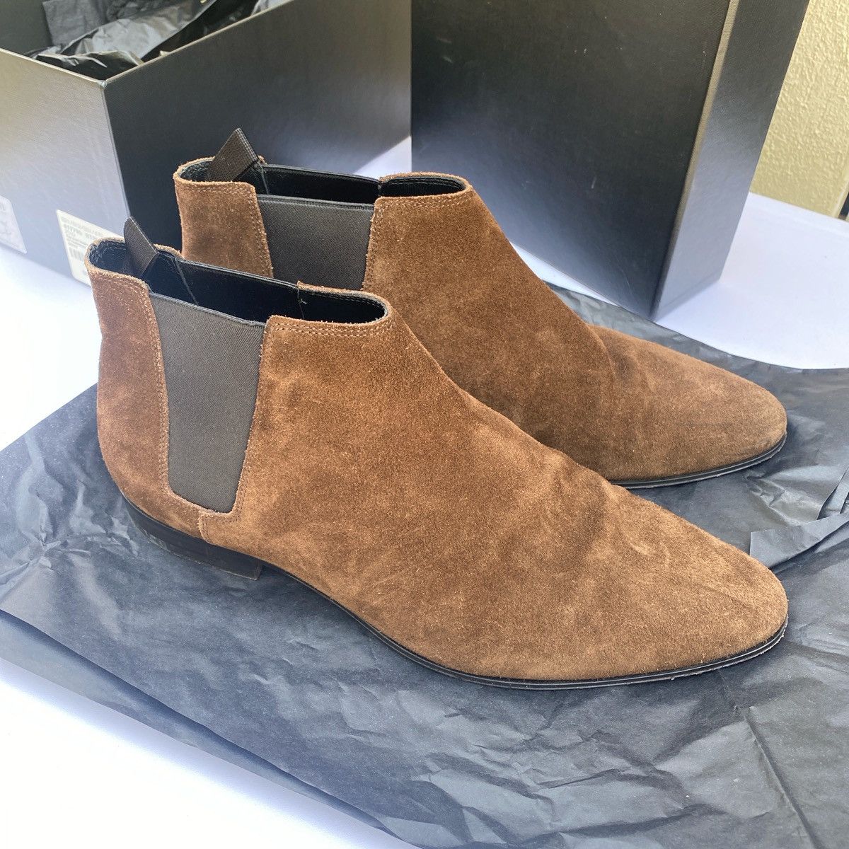 Saint Laurent Paris London Chelsea boot Size US 7 / EU 40 - 2 Thumbnail