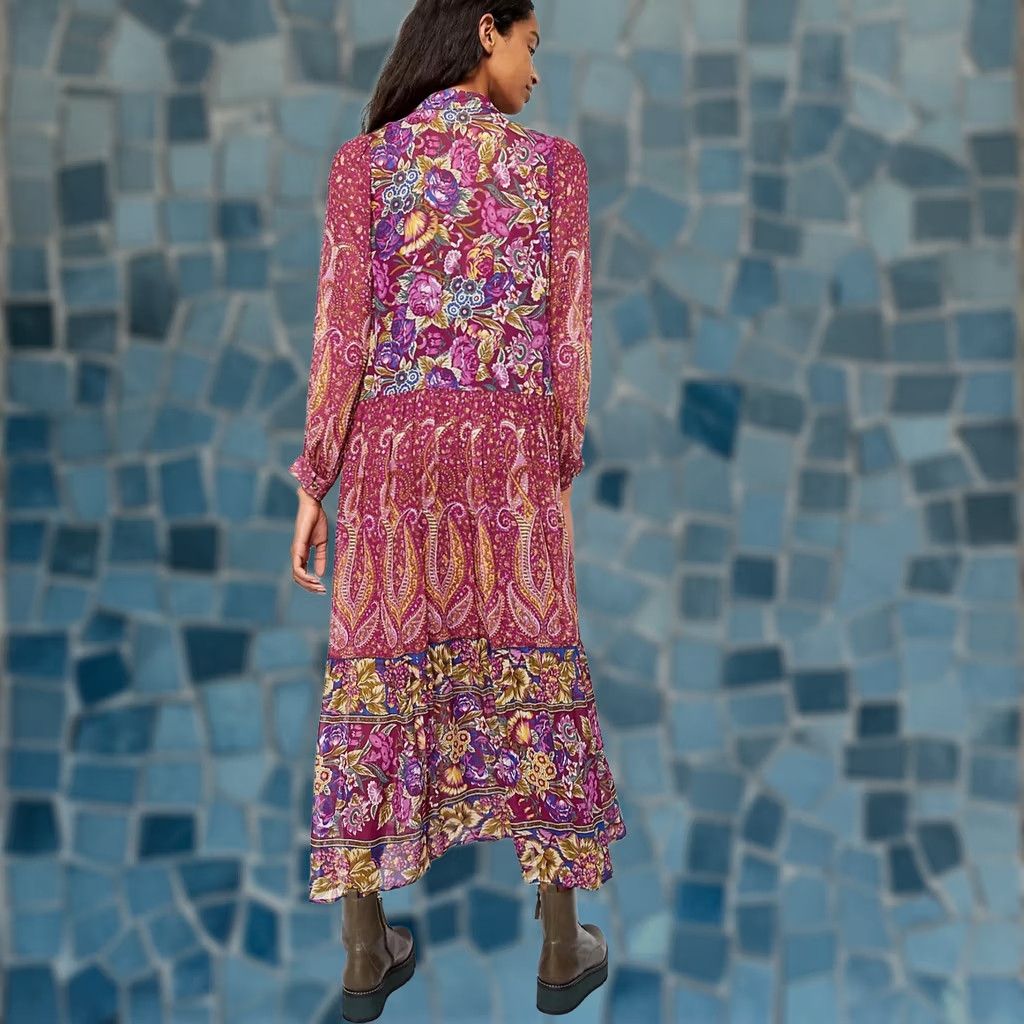Anthropologie Anthropologie Nikole Maxi Shirtdress Button Front Pullover Women's S Size S / US 4 / IT 40 - 1 Thumbnail