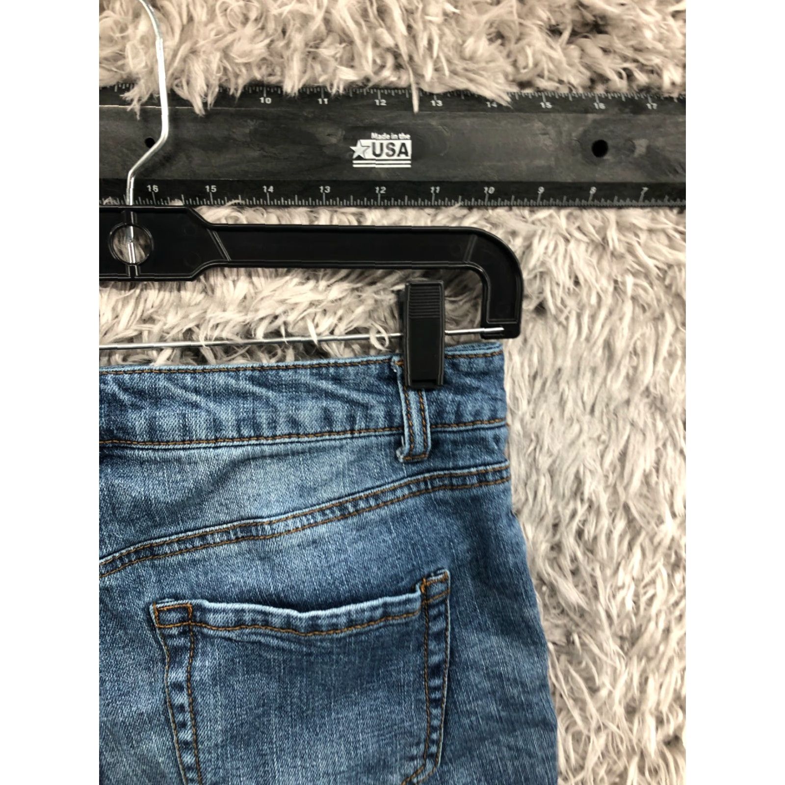 Vintage Mudd Juniors Size 7 Mid Rise Cut-Off Shorts Blue Denim Size 28" / US 6 / IT 42 - 5 Thumbnail