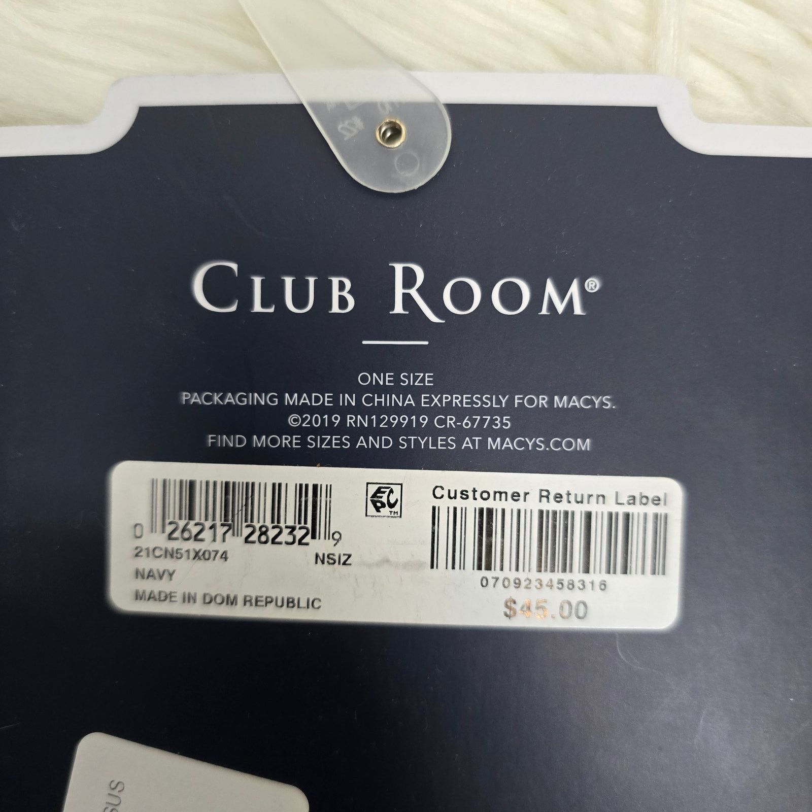 Club Room NEW Club Room Men's Suspenders Solid Navy OS One Size Size ONE SIZE - 6 Thumbnail