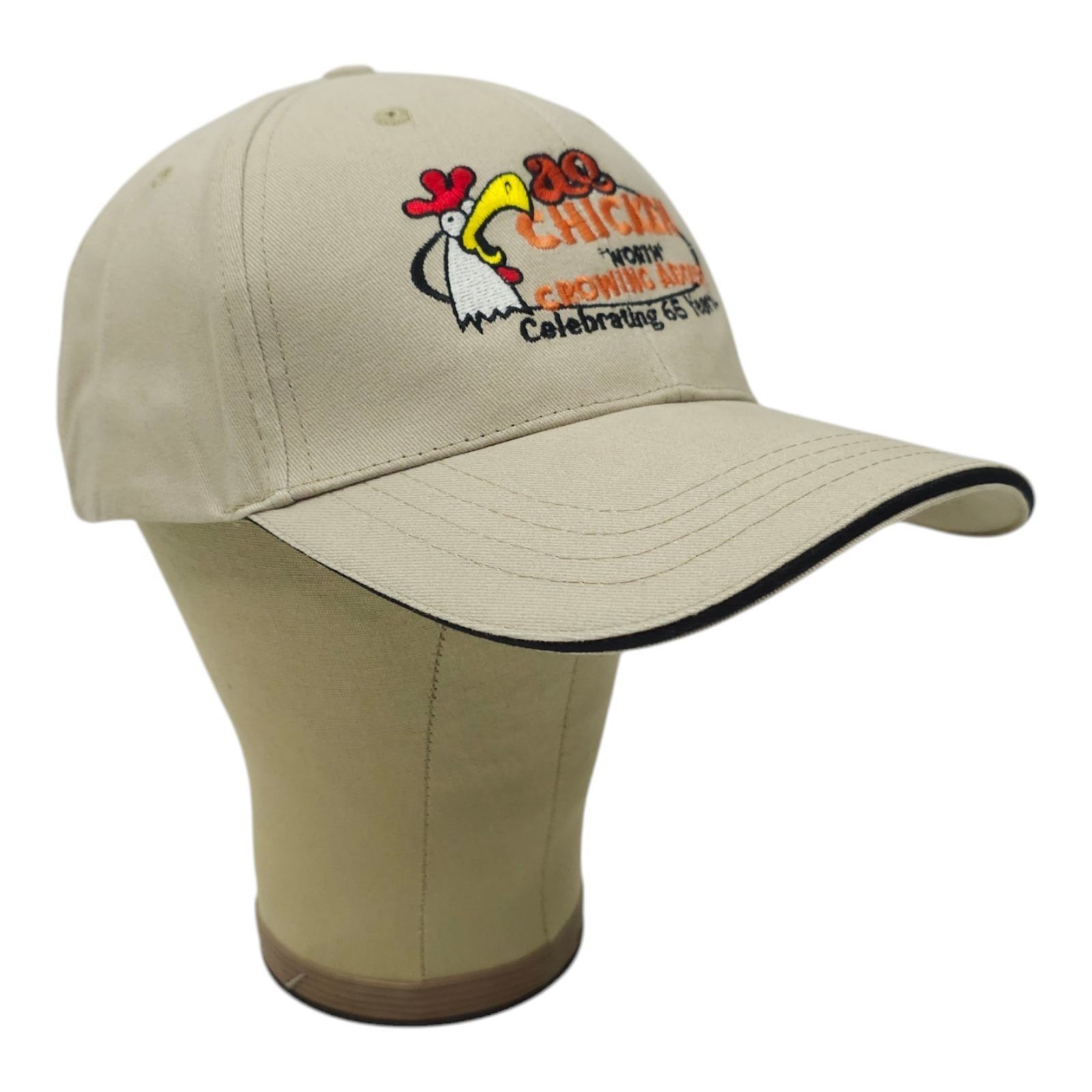 Other Chicken Worth Crowing About Embroidered Tuck Strap Cap Hat Size ONE SIZE - 3 Thumbnail