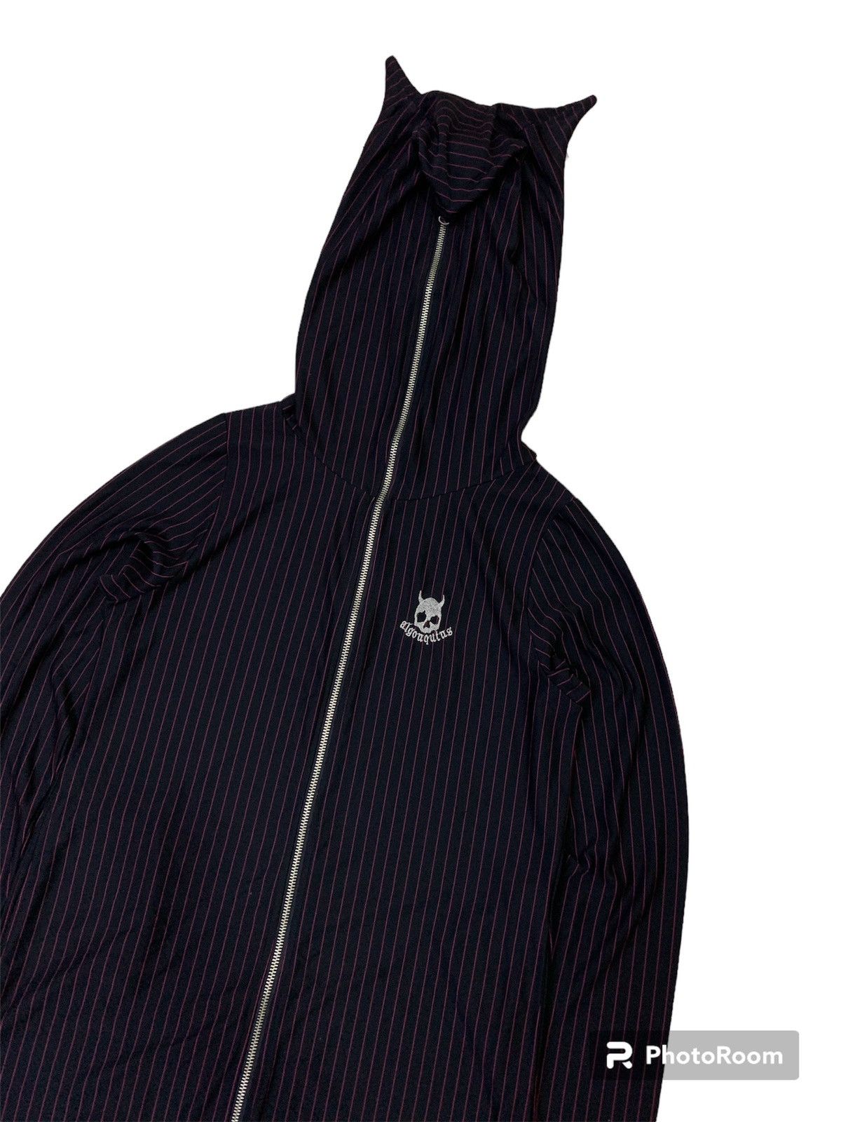 If Six Was Nine 💥Asymmetrical Algonquin Stripe Hoodie Jacket Size S / US 4 / IT 40 - 3 Thumbnail