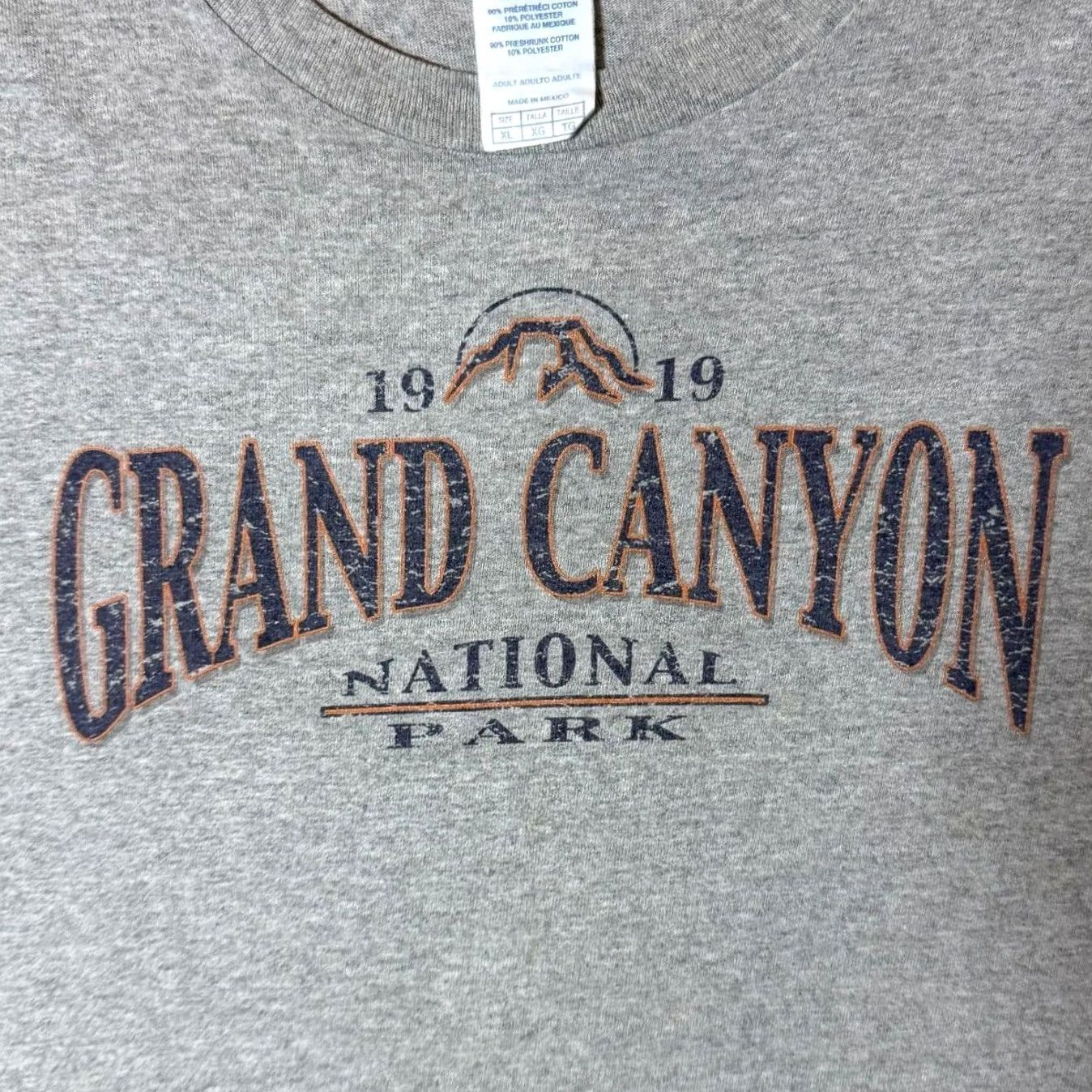 Delta Delta Grand Canyon National Park USA Tourist Spellout Graphic Grey T-Shirt XL Mens XXL? Size US XL / EU 56 / 4 - 5 Thumbnail