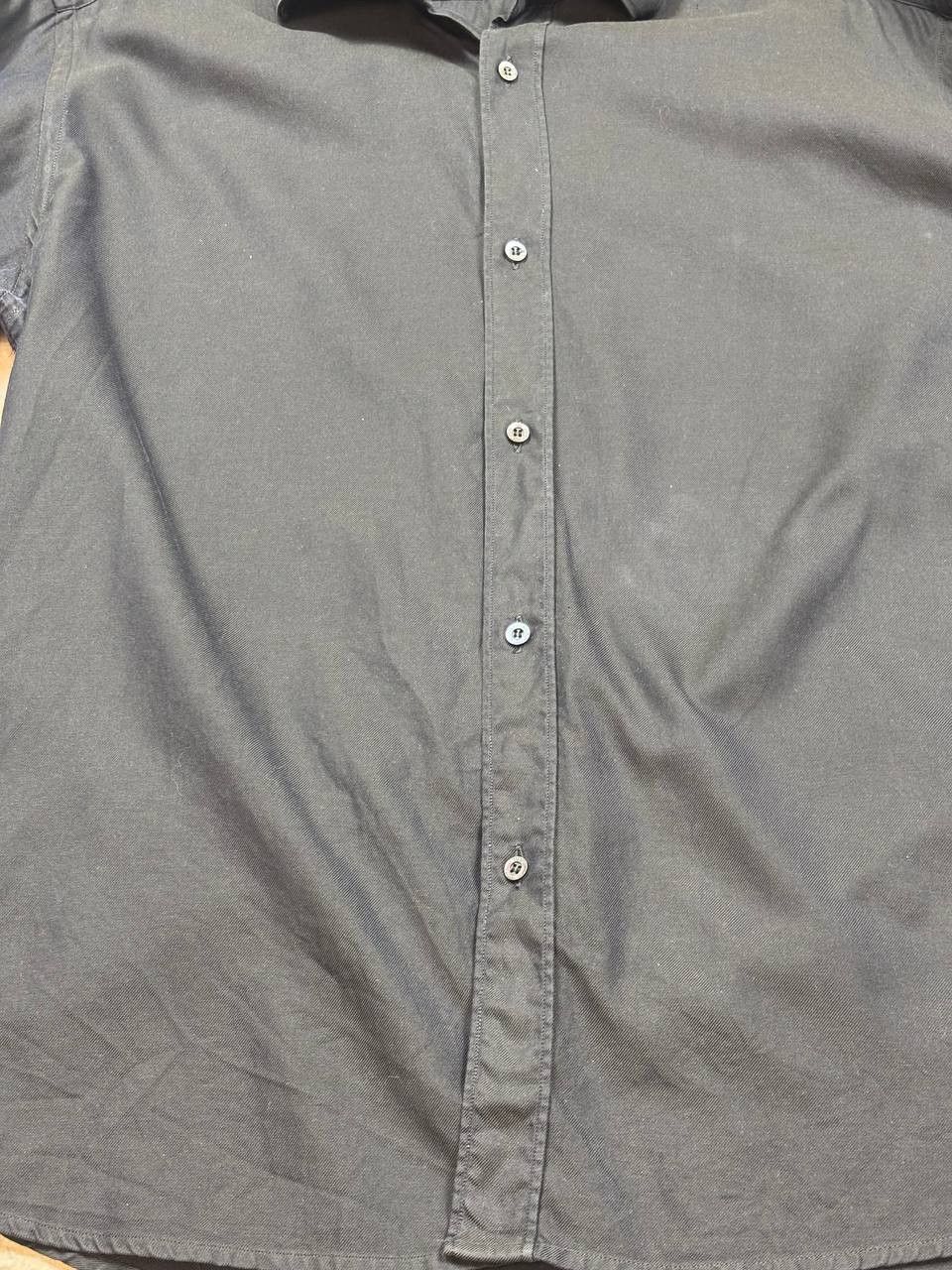 Gucci Gucci Black Cotton Shirt Size 41/16 Italy Long Cuffs Size US L / EU 52-54 / 3 - 17 Thumbnail