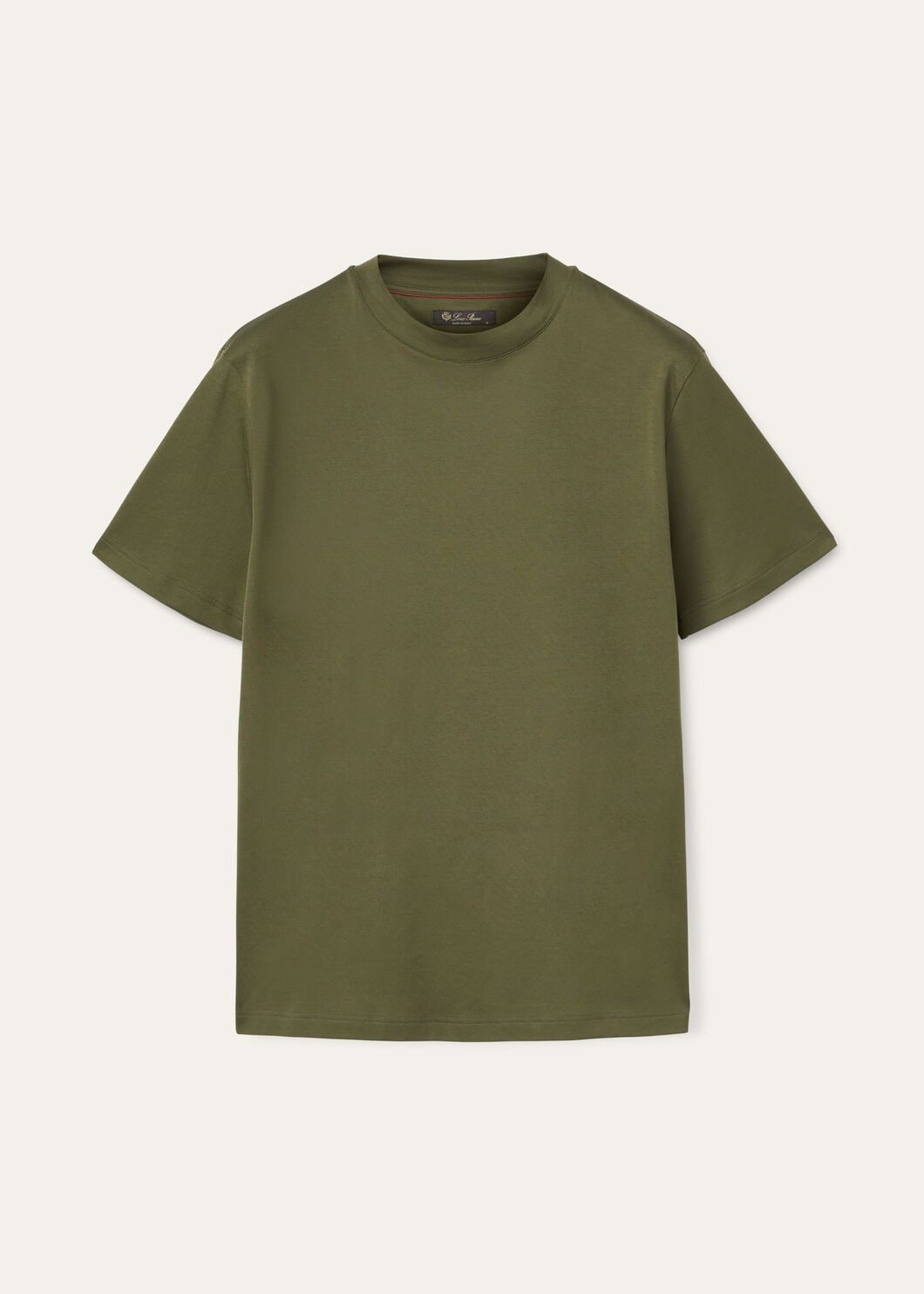 Loro Piana o1w1db10125 FAM8924 T-Shirt in Green Size US M / EU 48-50 / 2 - 1 Thumbnail