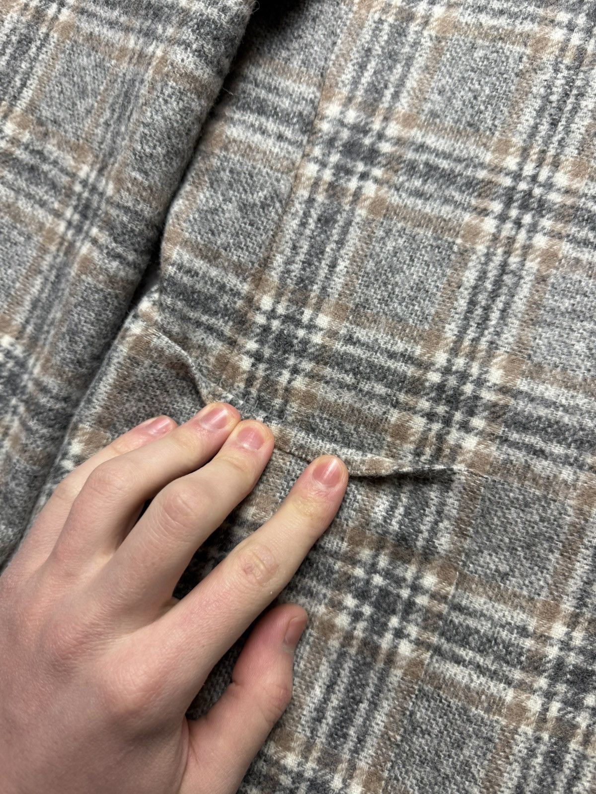 Suitsupply Suitsupply Men’s Havana HL Check Wool Alpaca Blend Size 42R - 12 Thumbnail
