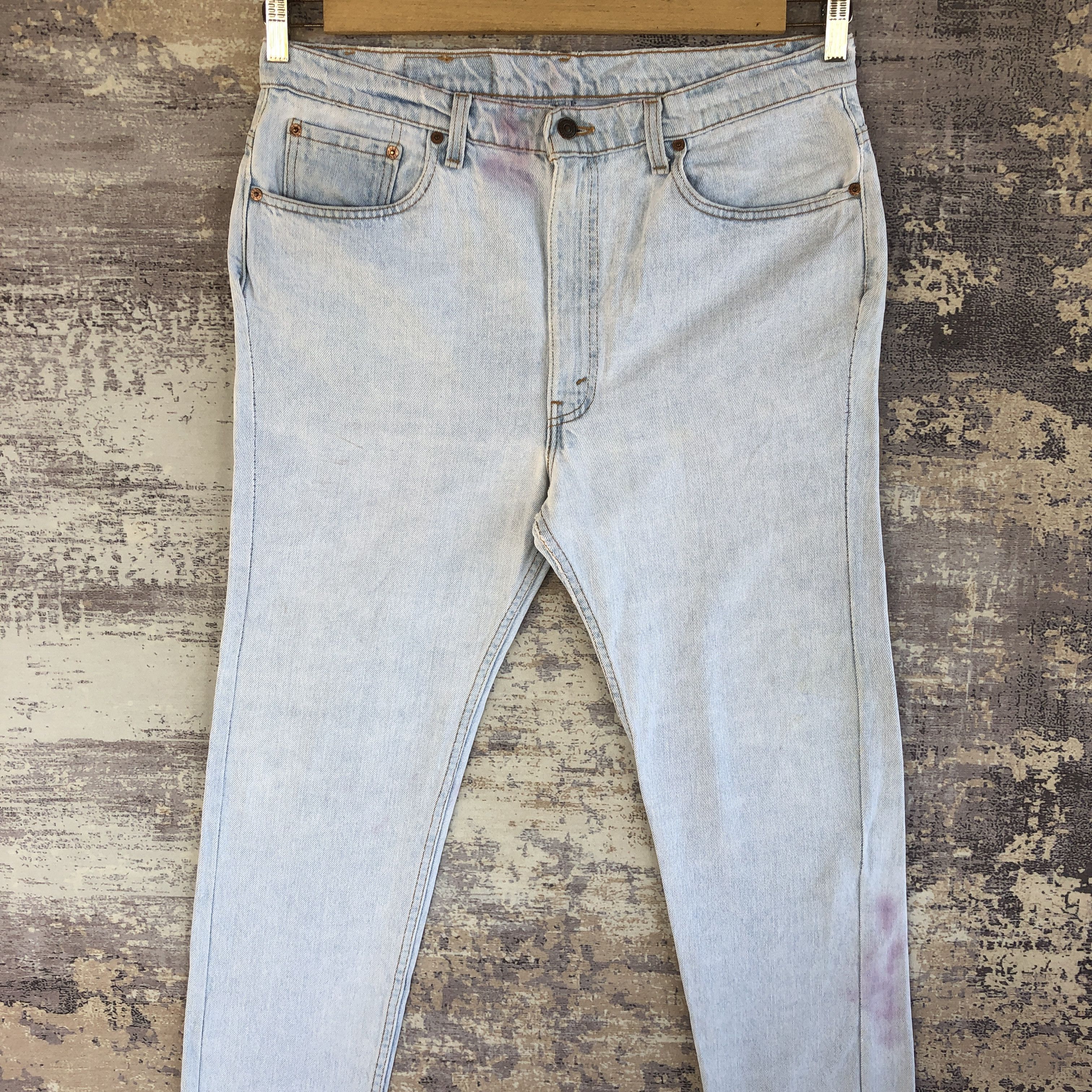 Levi's Vintage Y2K Levis Sunfaded Jeans Levi's 505 Dirty Denim Size US 36 / EU 52 - 3 Thumbnail