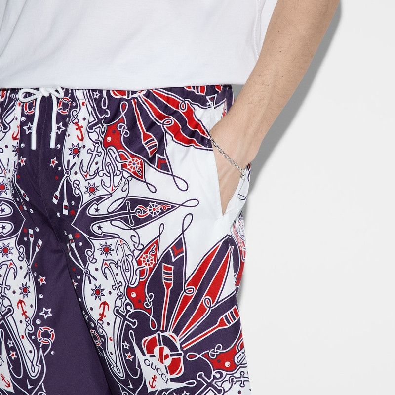 Gucci o1loc1c1225 790976 Bandana Print Swim Short in Multicolor Size US 38 / EU 54 - 8 Thumbnail