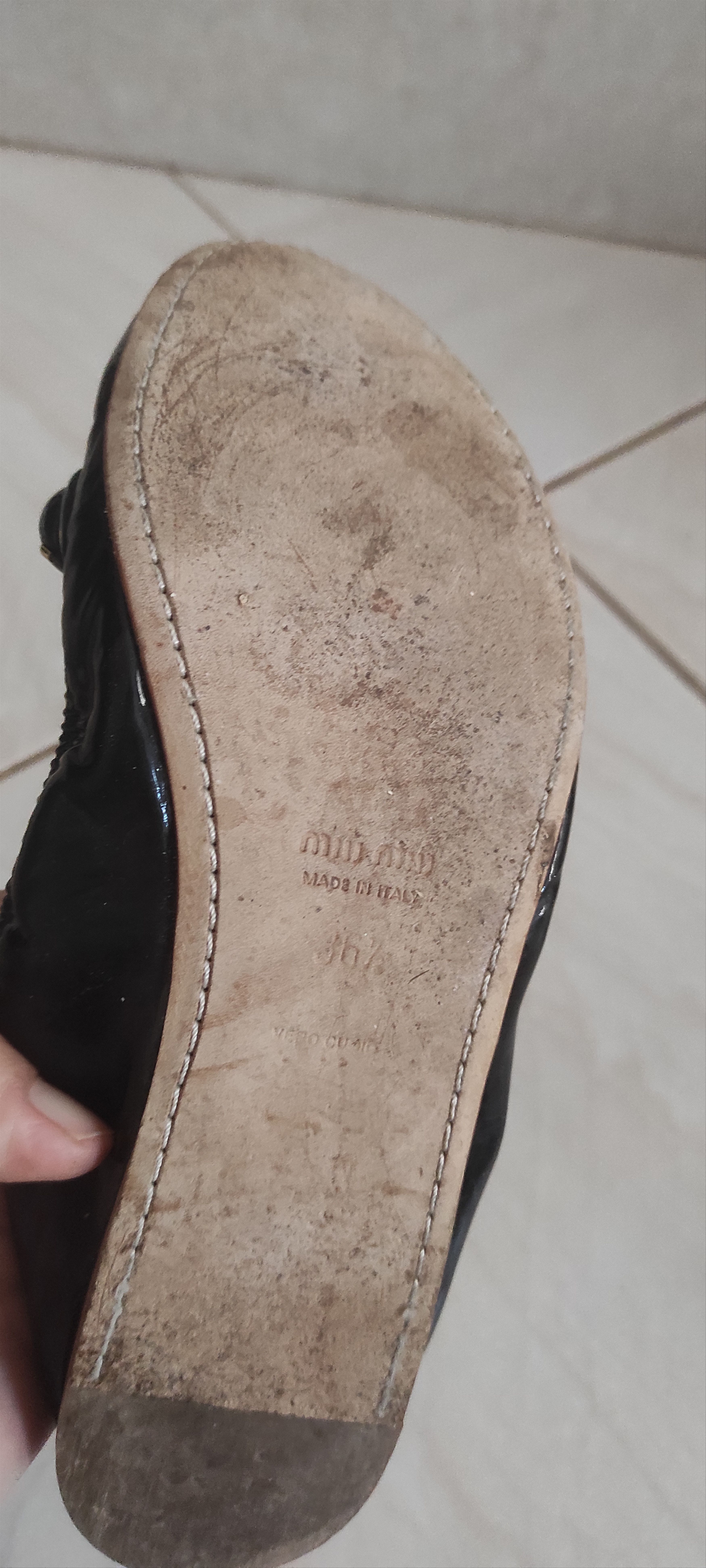 Miu Miu Miu Miu Embellished Ballerinas Black Made in Italy Size US 6 / IT 36 - 16 Thumbnail