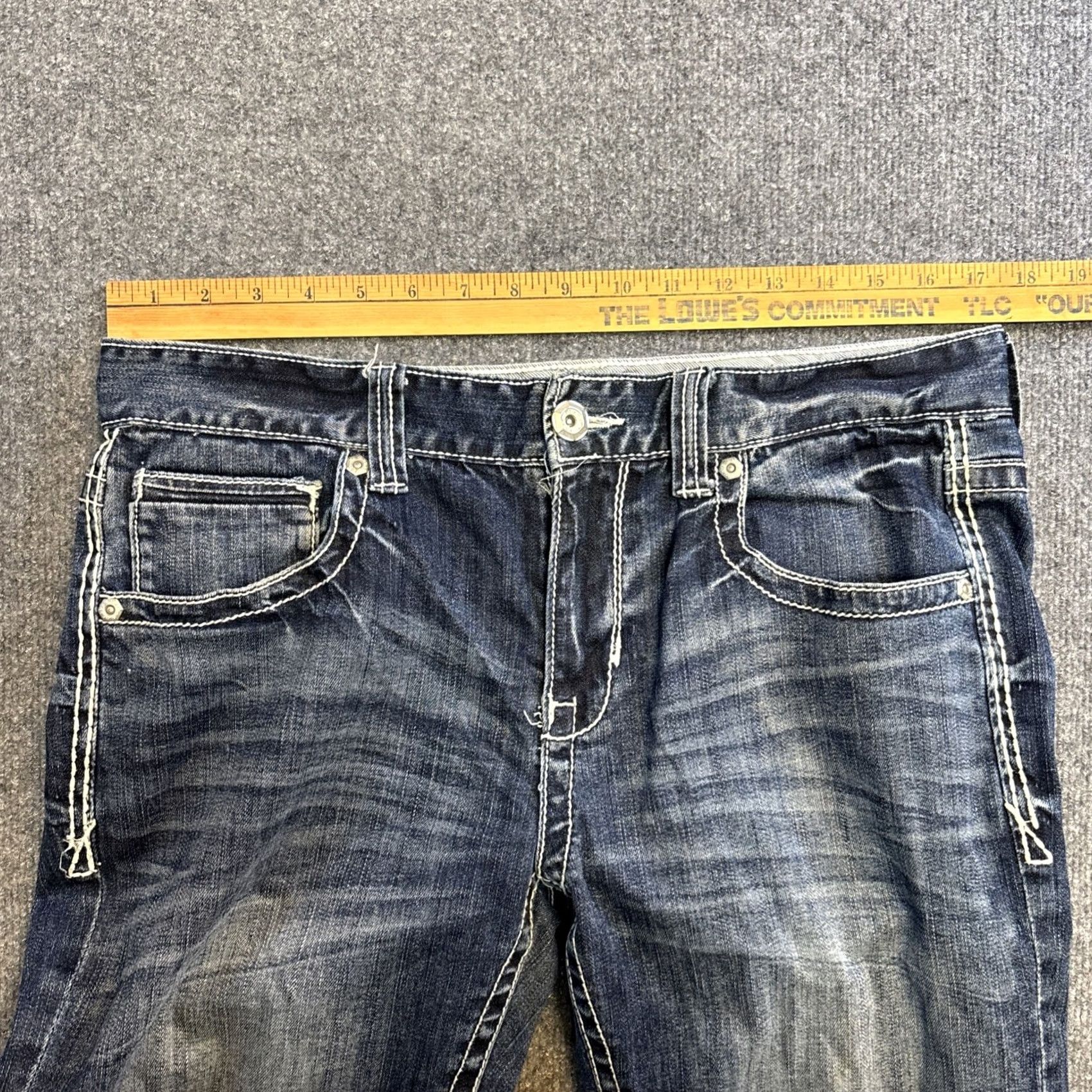 Buckle Black Buckle Black Jeans Mens 34x32 Blue Denim Cotton Straight Leg 5-Pocket Buckle Bke Regular Fit Jeans Size US 34 / EU 50 - 4 Thumbnail