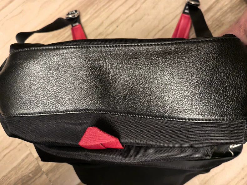 Givenchy Givenchy Cow leather nylon backpack, classic black with co Size ONE SIZE - 7 Thumbnail