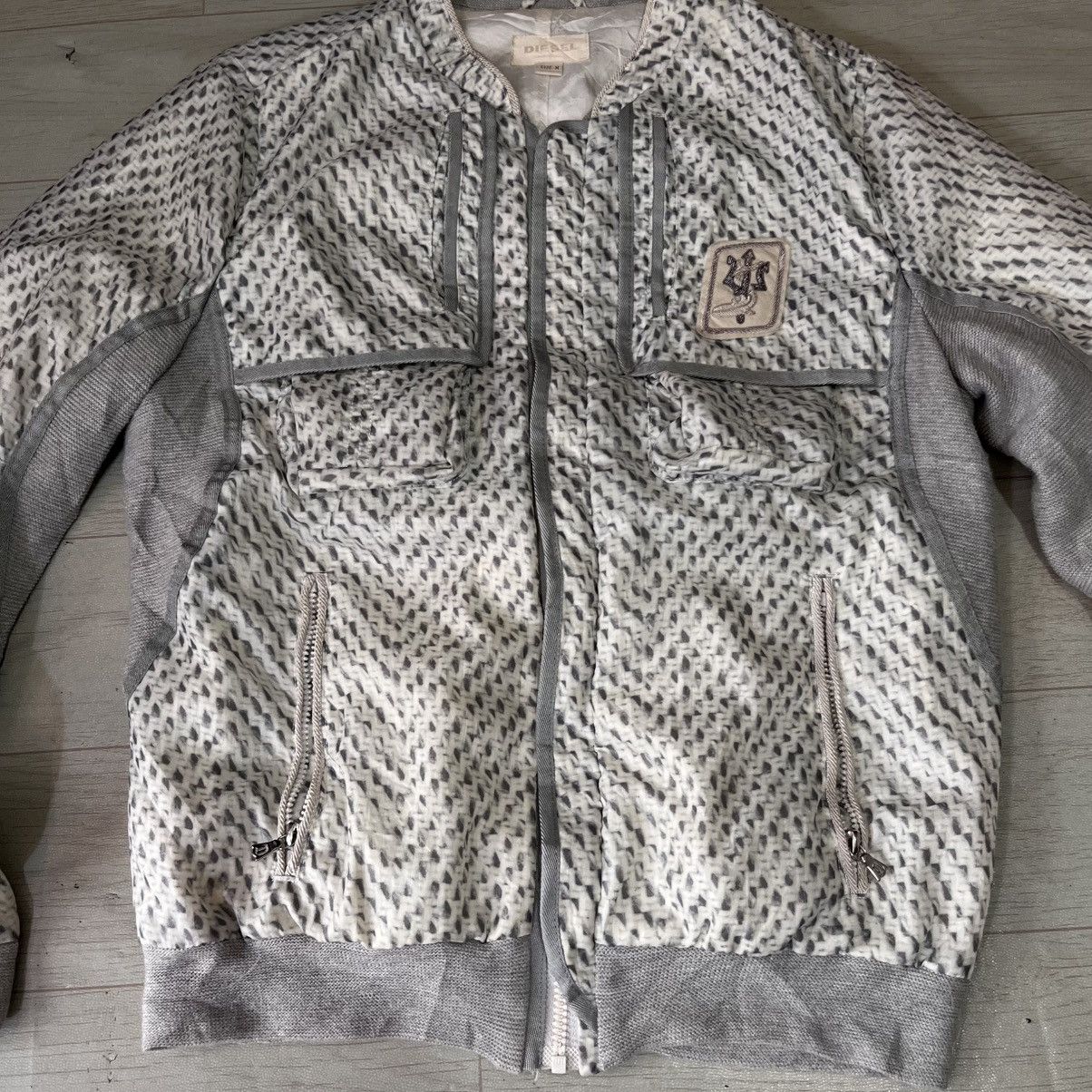 Diesel Vintage Diesel 2007 bomber jacket 3d pocket Size US M / EU 48-50 / 2 - 3 Thumbnail