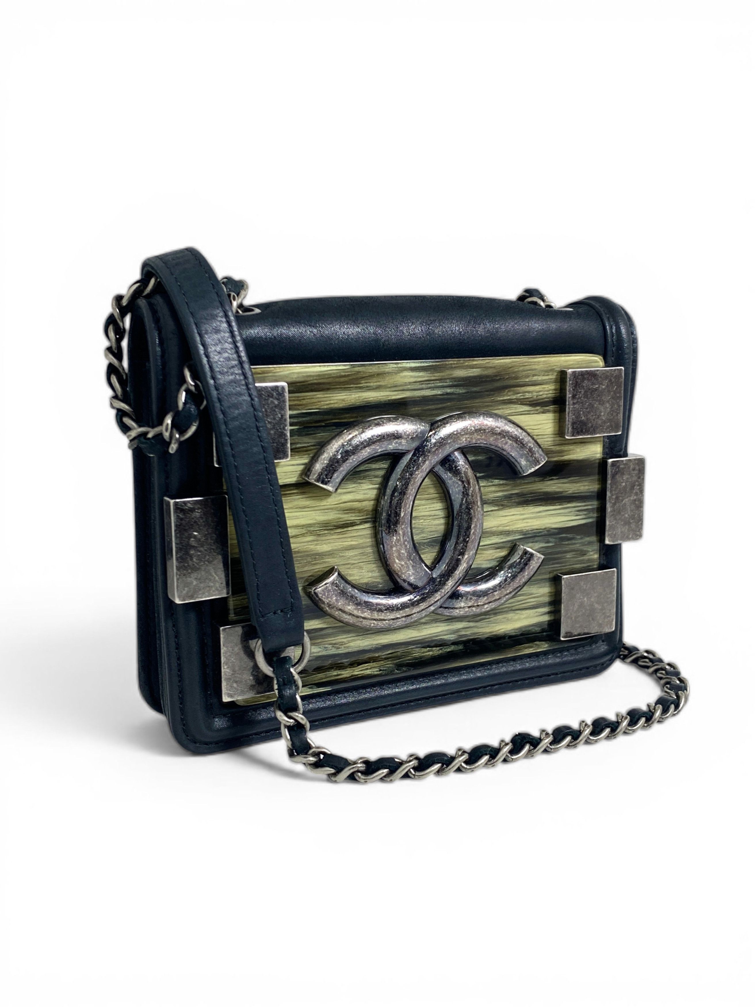 Chanel Chanel CC Logo Boy Brick Leather Flap Shoulder Cross Bag Size ONE SIZE - 3 Thumbnail