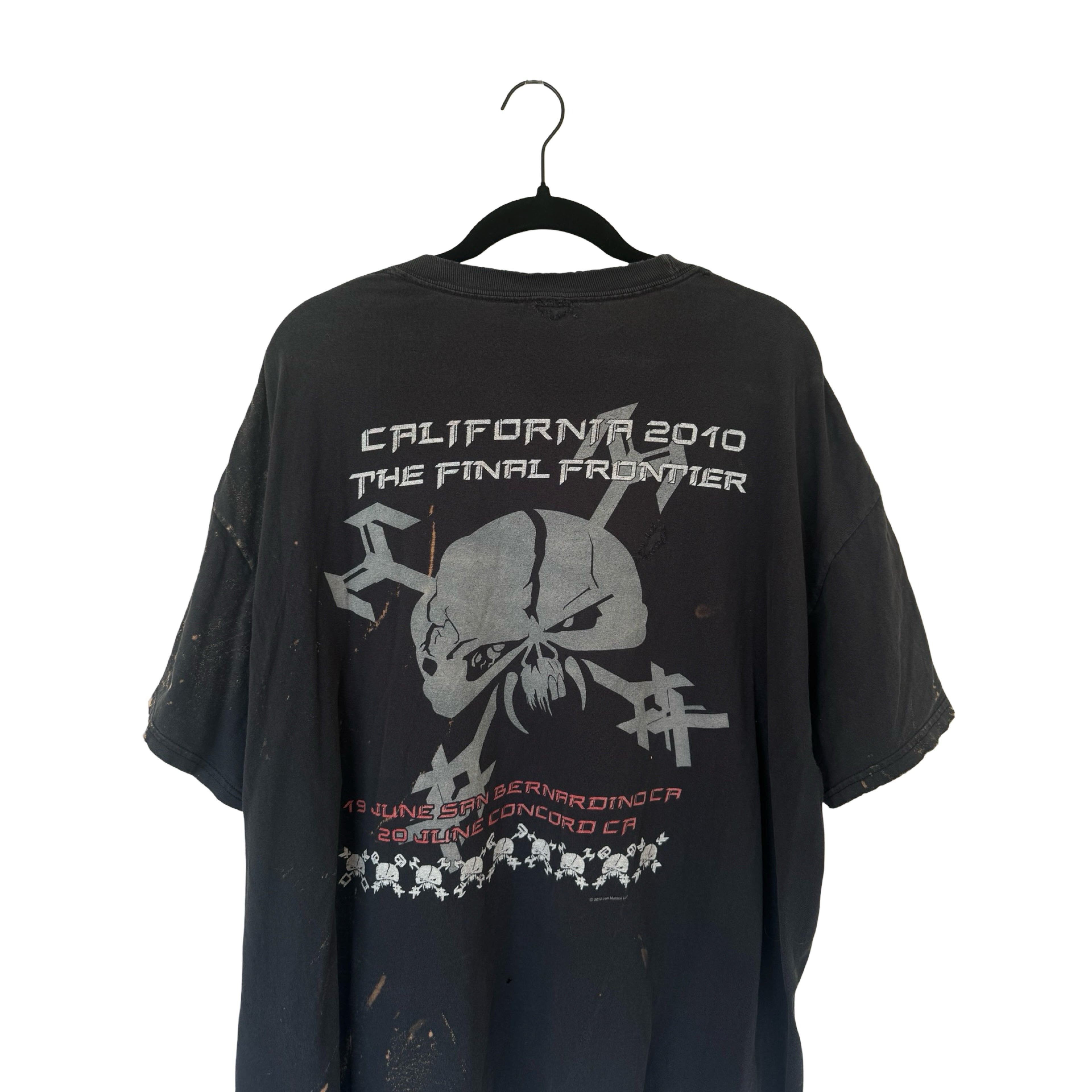 Vintage Iron Madien Final Frontier Tour Thrashed Tee Size US XL / EU 56 / 4 - 5 Thumbnail