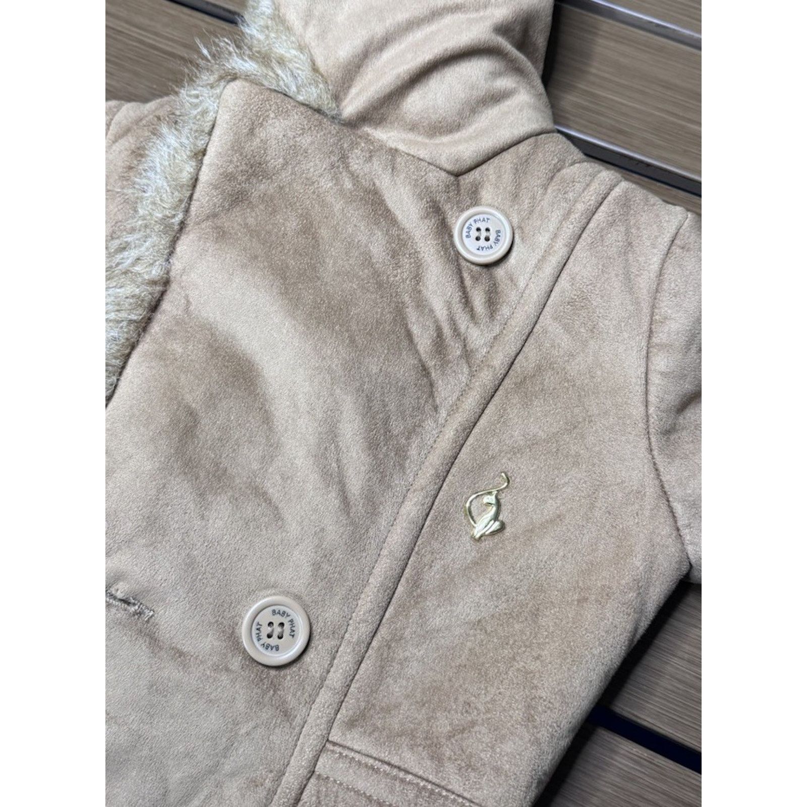 Other Vintage 90’s Baby Phat Girls Small Coat Faux Suede Size XXS / US 00 / IT 34 - 16 Thumbnail
