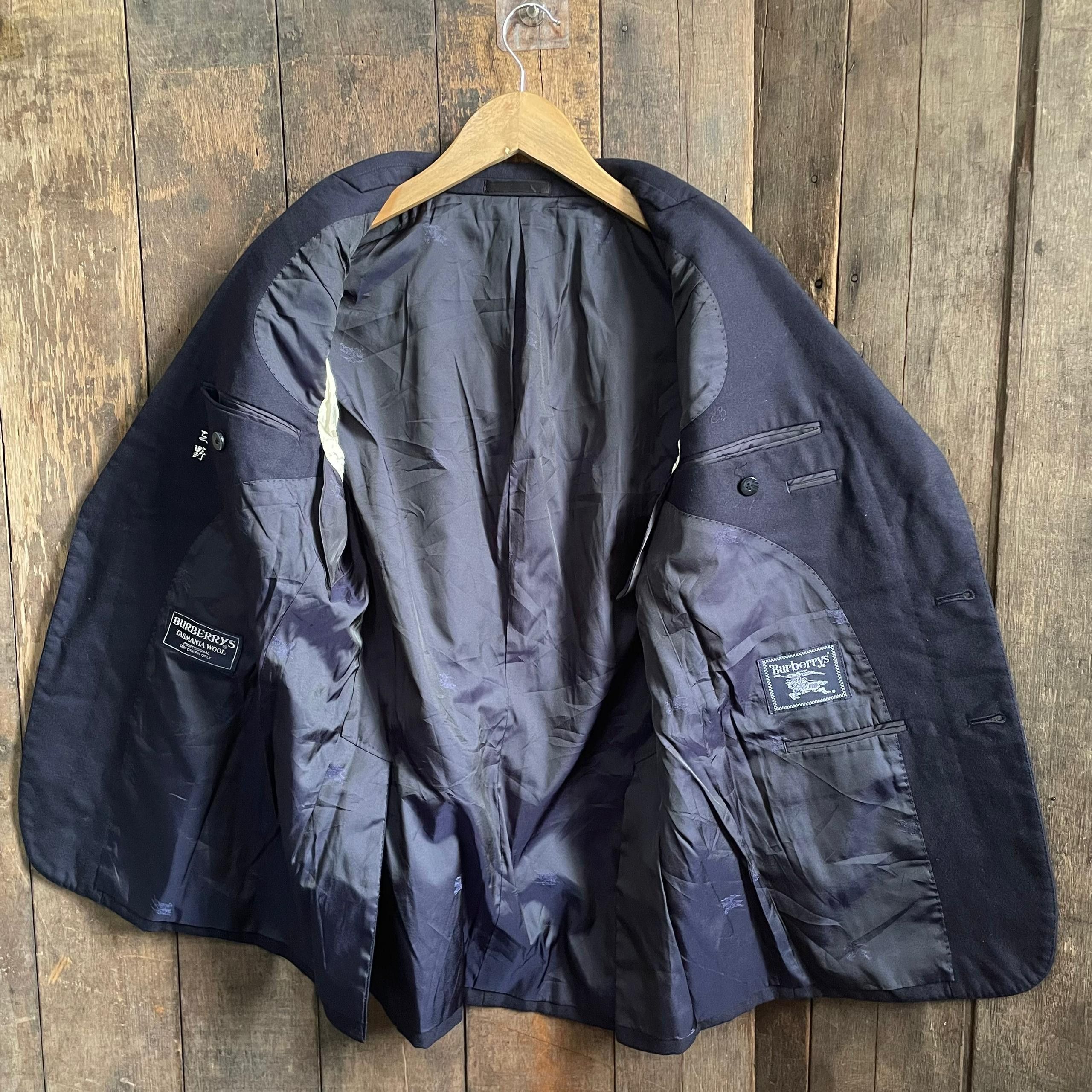 Burberry Vintage Burberry navy blazer Size 40R - 3 Thumbnail