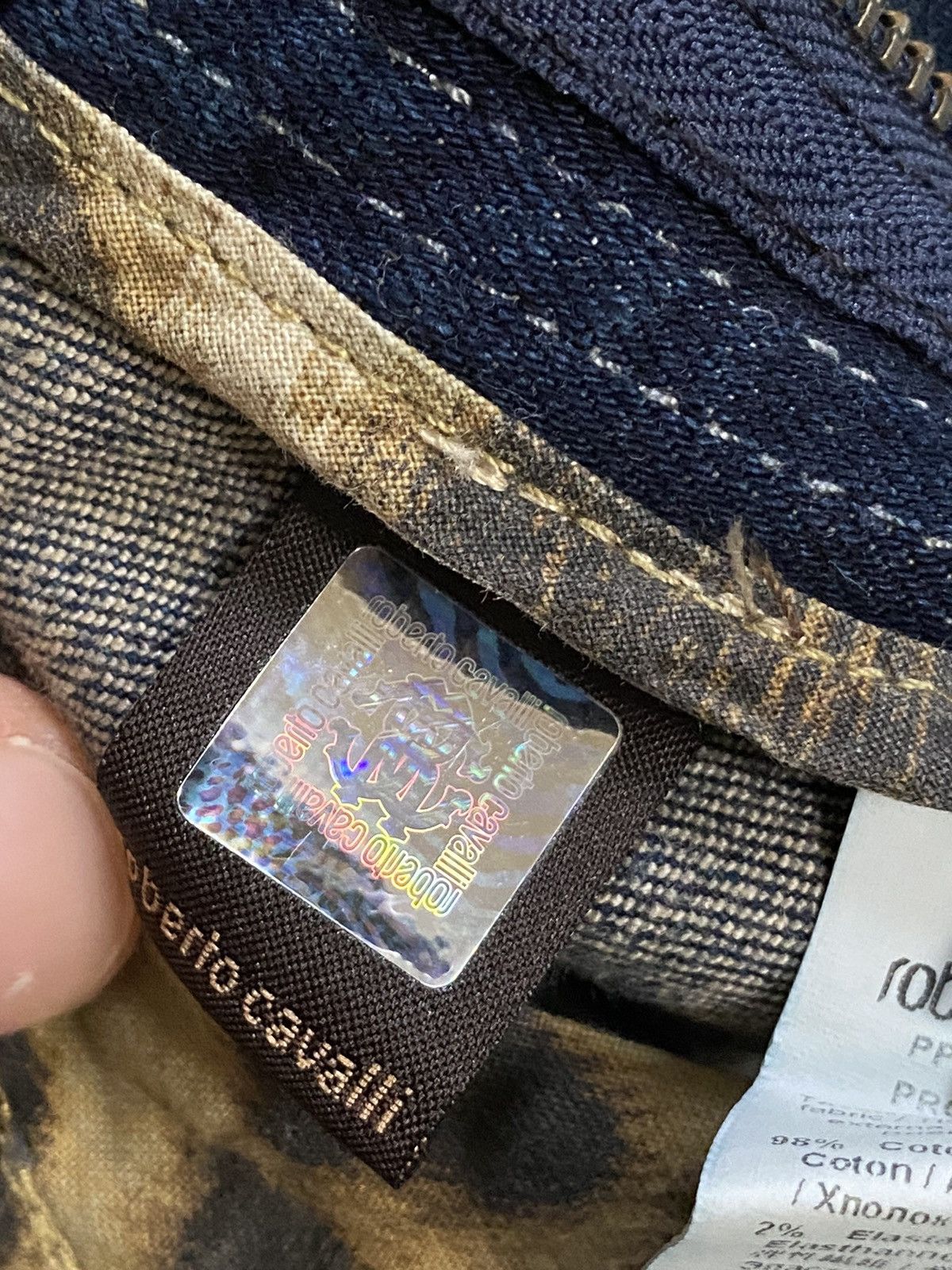 Roberto Cavalli Vintage Roberto Cavalli Flare Stud Jeans Made in Italy Size 32" / US 10 / IT 46 - 9 Thumbnail