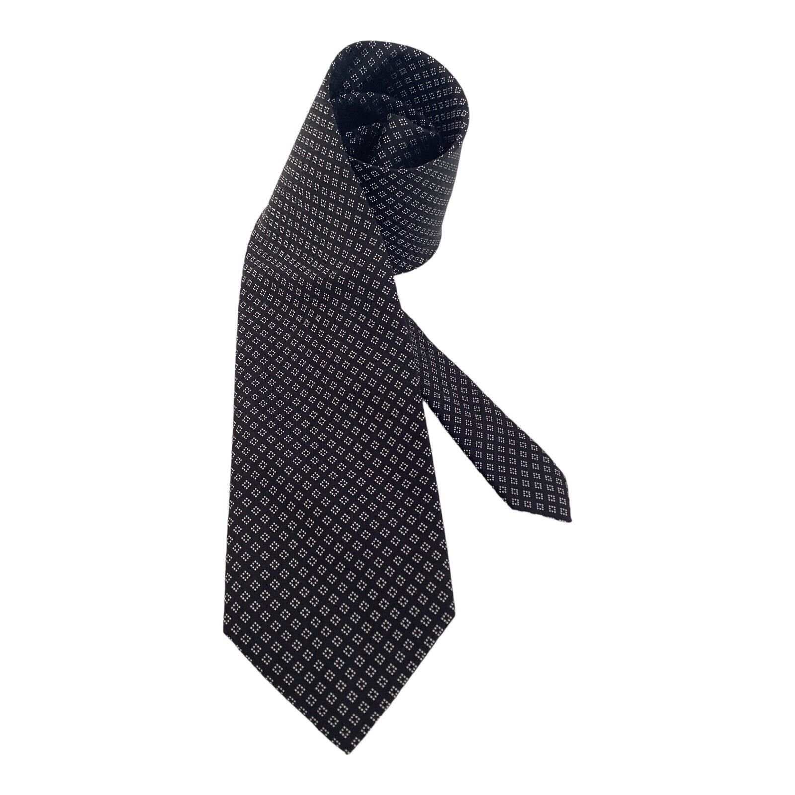 Other HEMLOCK Black Geometric Silk Tie W: 3.5" EX COND Size ONE SIZE - 1 Thumbnail