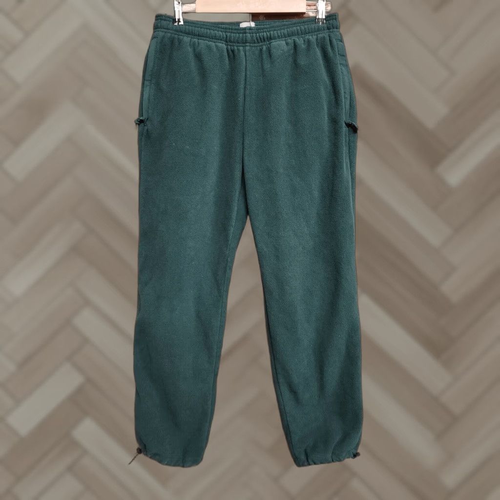 Old Navy GAP Mens Green Fleece Sweatpants Size Small with drawstring and Pockets Pants Men S Green Sweatpants Regular Fit Old Navy Size US 29 - 1 Thumbnail