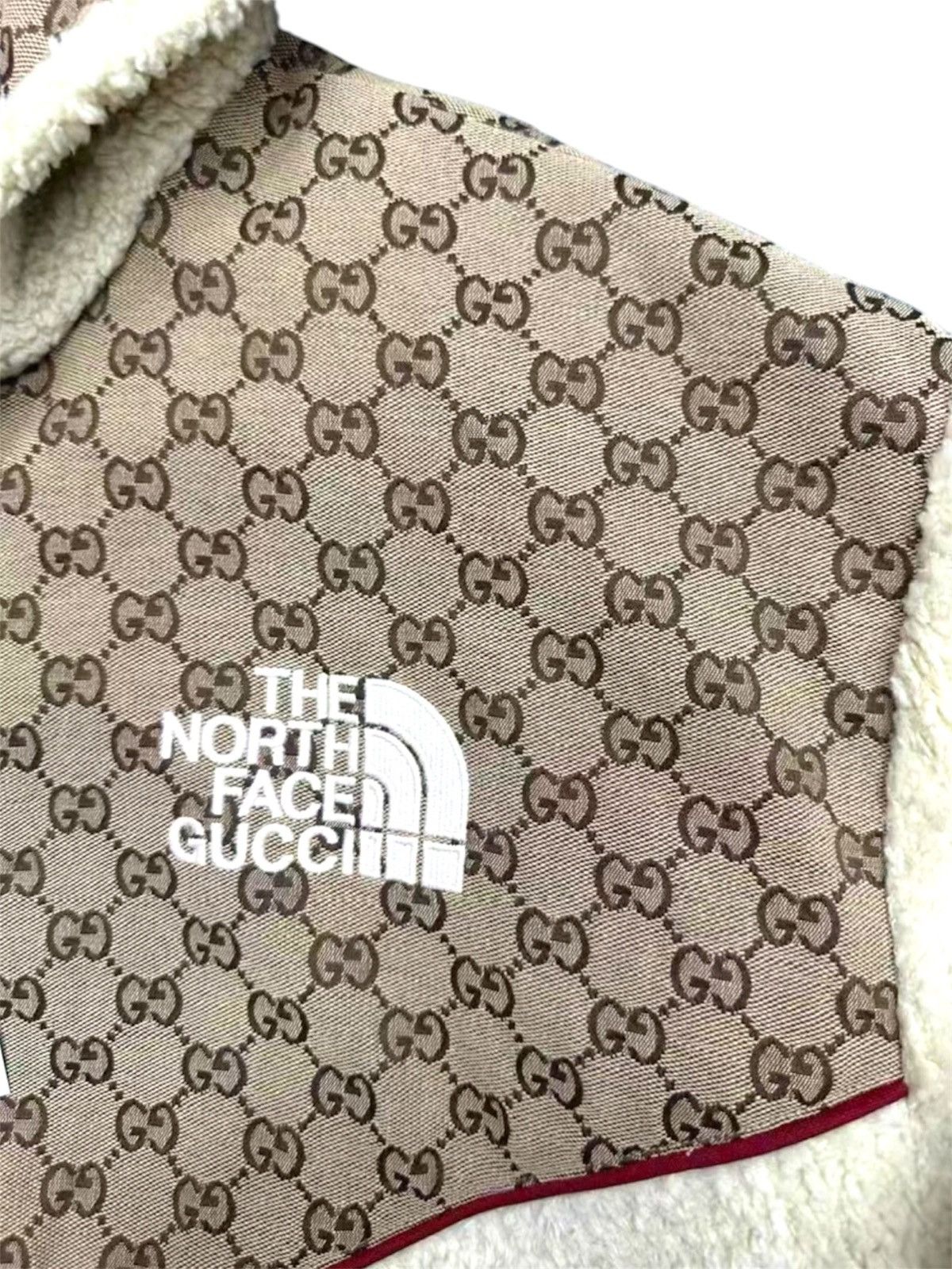 Gucci × The North Face Gucci x The North Face GG M Canvas Shearling Hoodie Jacket Size US M / EU 48-50 / 2 - 3 Thumbnail