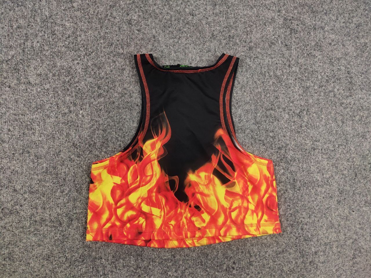 Jaded London Jaded London Design flame Racer Art tank top cropped Size M / US 6-8 / IT 42-44 - 7 Thumbnail
