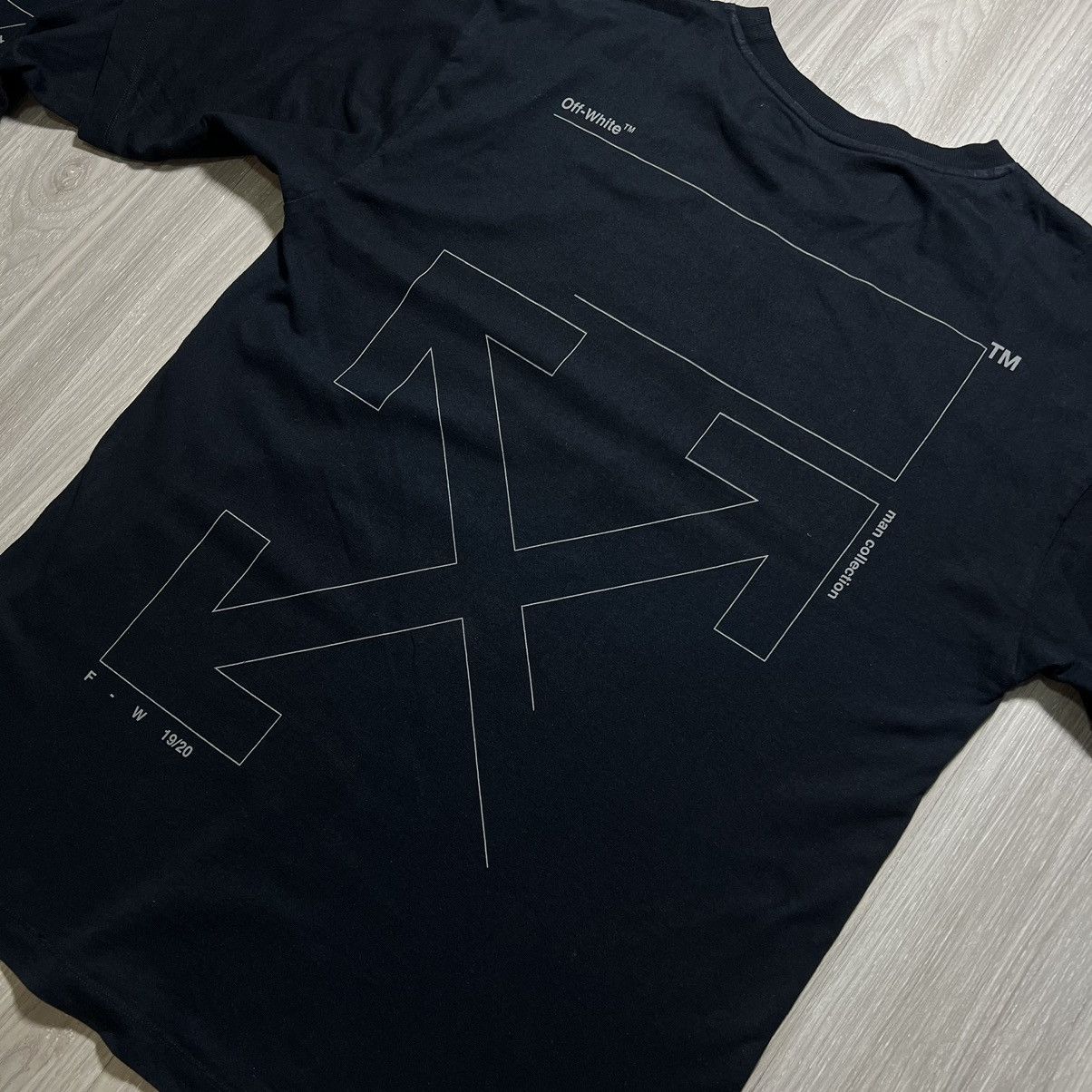 Off-White Off-White 3M Double Layered Unfinished Tee Size US L / EU 52-54 / 3 - 11 Thumbnail