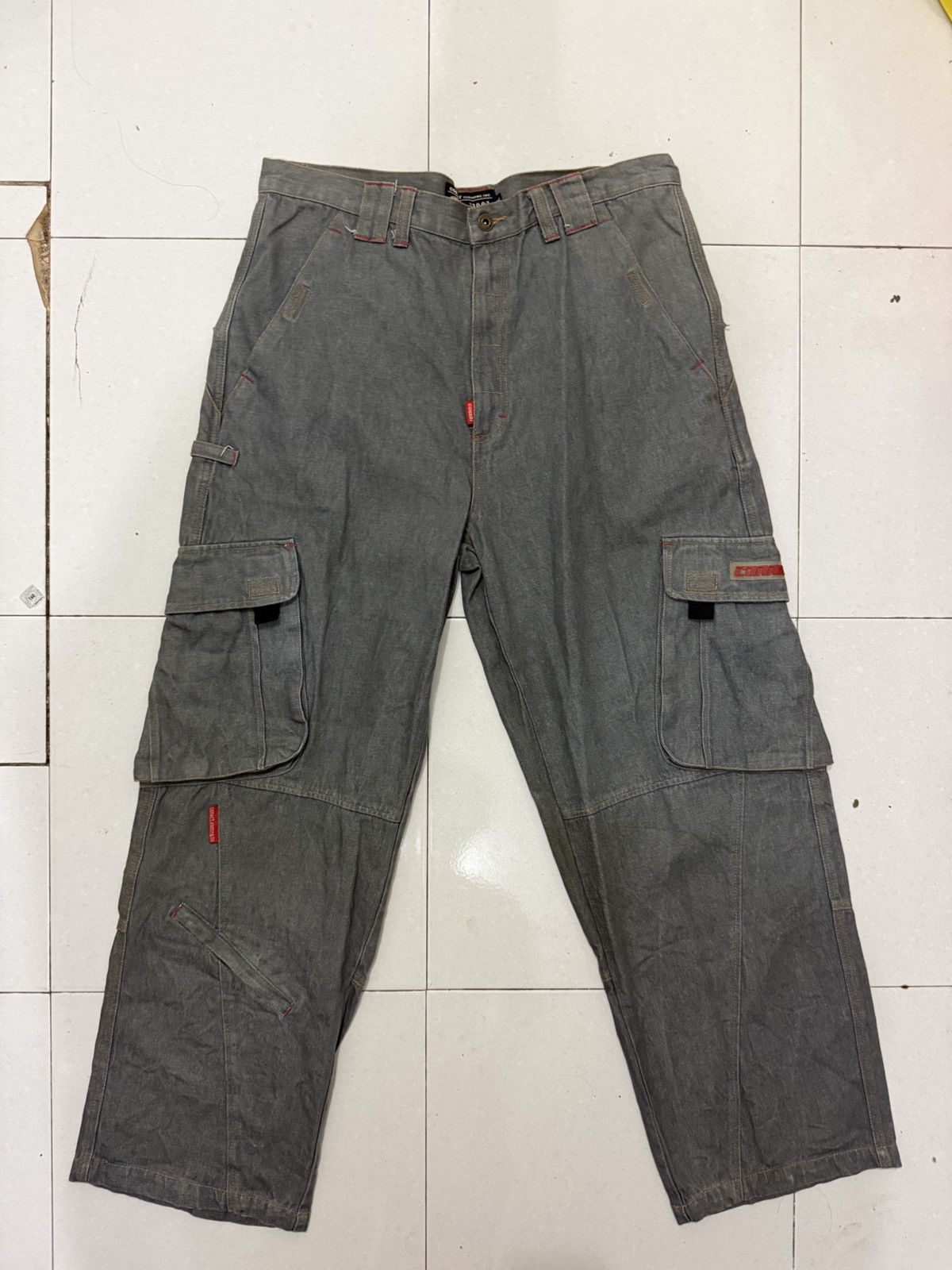 Japanese Brand Y2K Baggy CONART Multipocket Cargo Pants Size US 30 / EU 46 - 4 Thumbnail