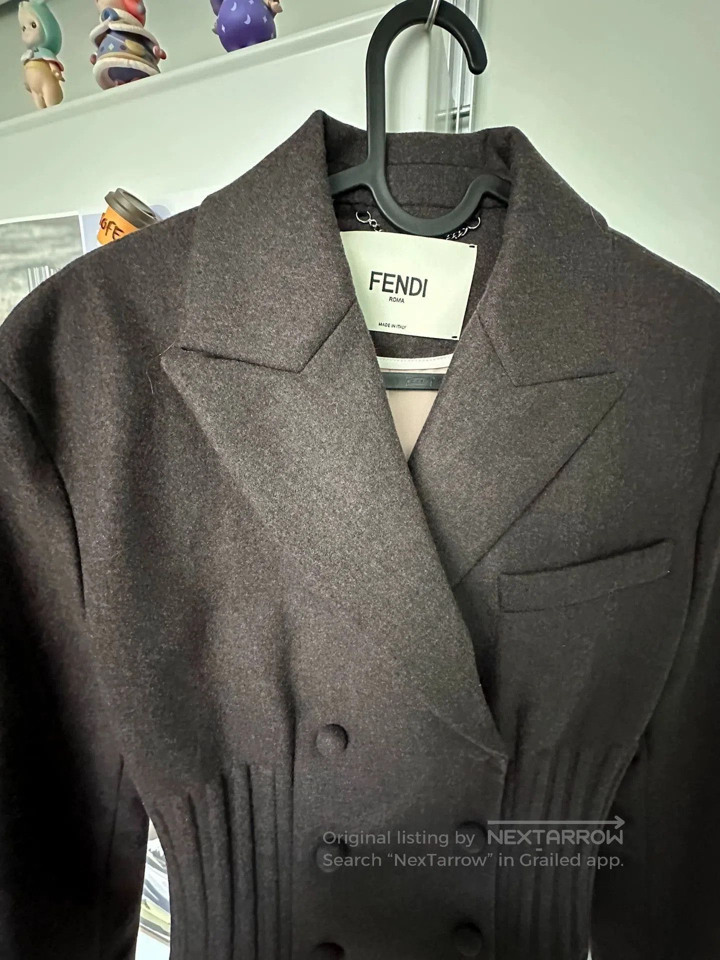 Fendi fendi women's wool coat size 36. Size US XS / EU 42 / 0 - 4 Thumbnail