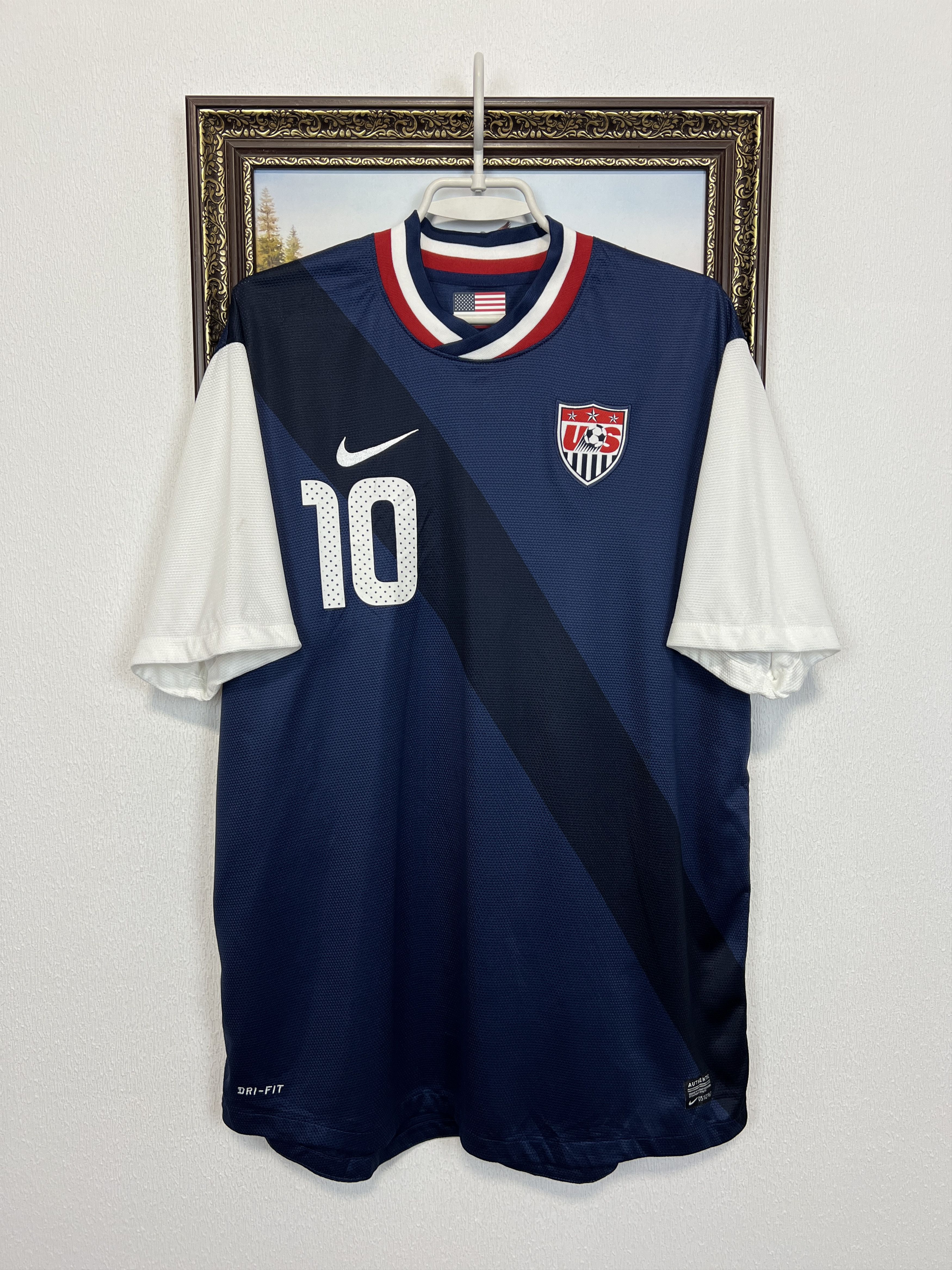 Nike USA Away football shirt 2012 Soccer #10 Lloyd Jersey Trikot Size US XL / EU 56 / 4 - 1 Thumbnail