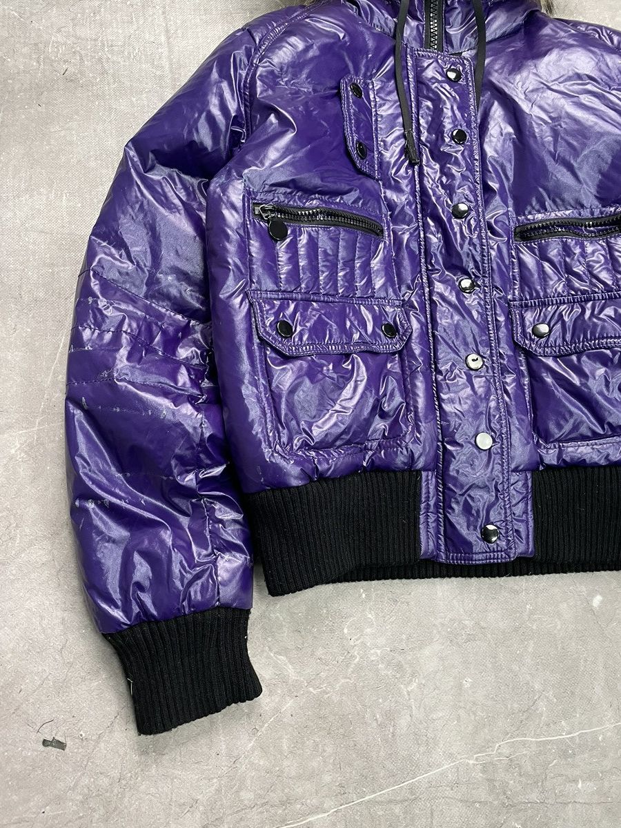 If Six Was Nine Vintage if six was nine fashion Bomber Jacket Fur Hood Y2K Size US M / EU 48-50 / 2 - 2 Thumbnail