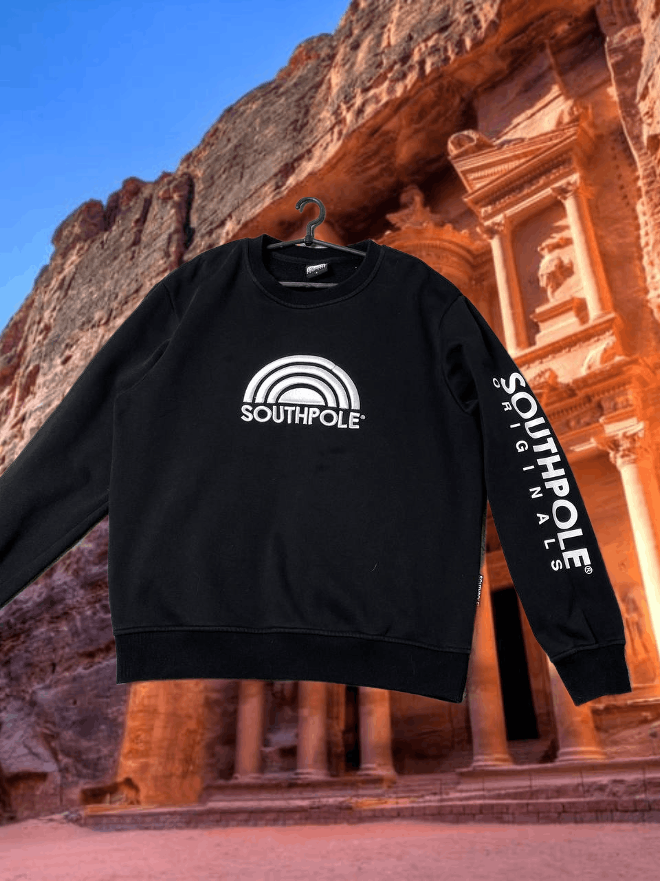 Southpole vintage Southpole big logo Sweatshirt black Y2K size L Size US L / EU 52-54 / 3 - 1 Thumbnail