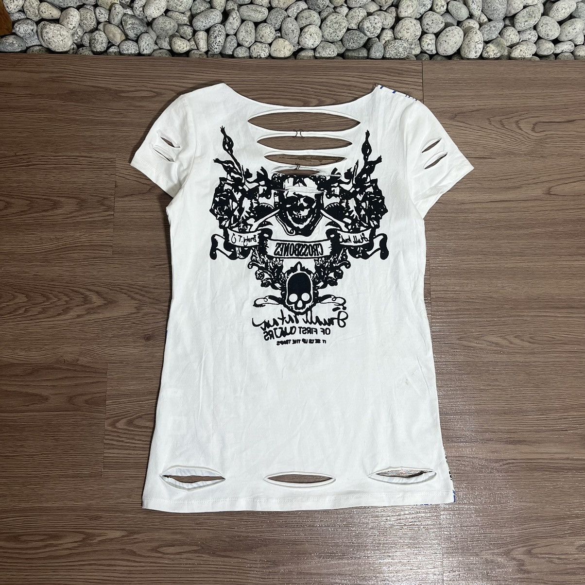 Ed Hardy × Japanese Brand Sick Y2k pierced Skull ripped tee Ed hardy style Size US S / EU 44-46 / 1 - 2 Thumbnail