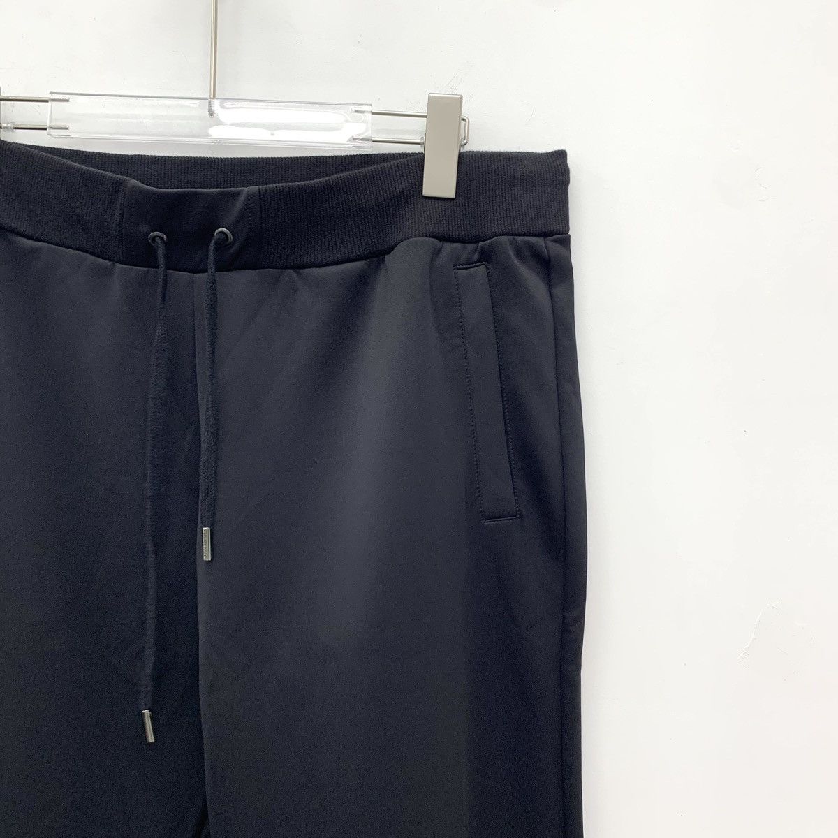 Versace Versace Black Drawstring Casual Pants K26WX Size US 38 / EU 54 - 3 Thumbnail