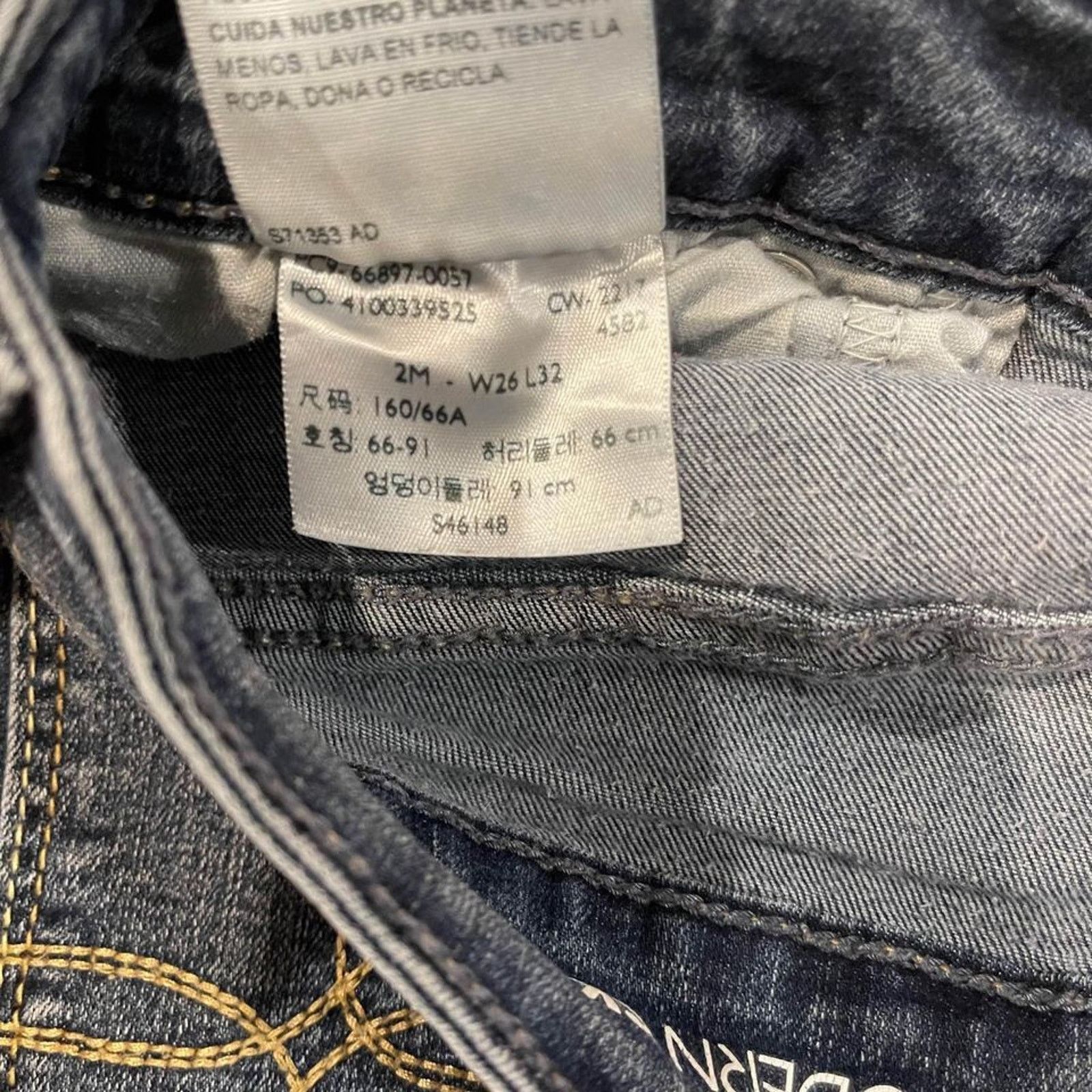 Denizen Denizen By Levi Modern Skinny Denim Jeans Women's 2M W26 L32 Size 26" / US 2 / IT 38 - 7 Thumbnail