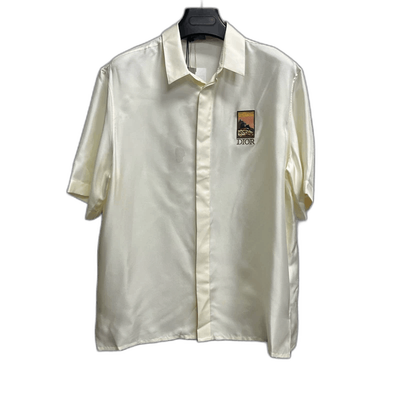 Dior Dior Casual Short Sleeve Embroidered Shirt Size US M / EU 48-50 / 2 - 1 Thumbnail