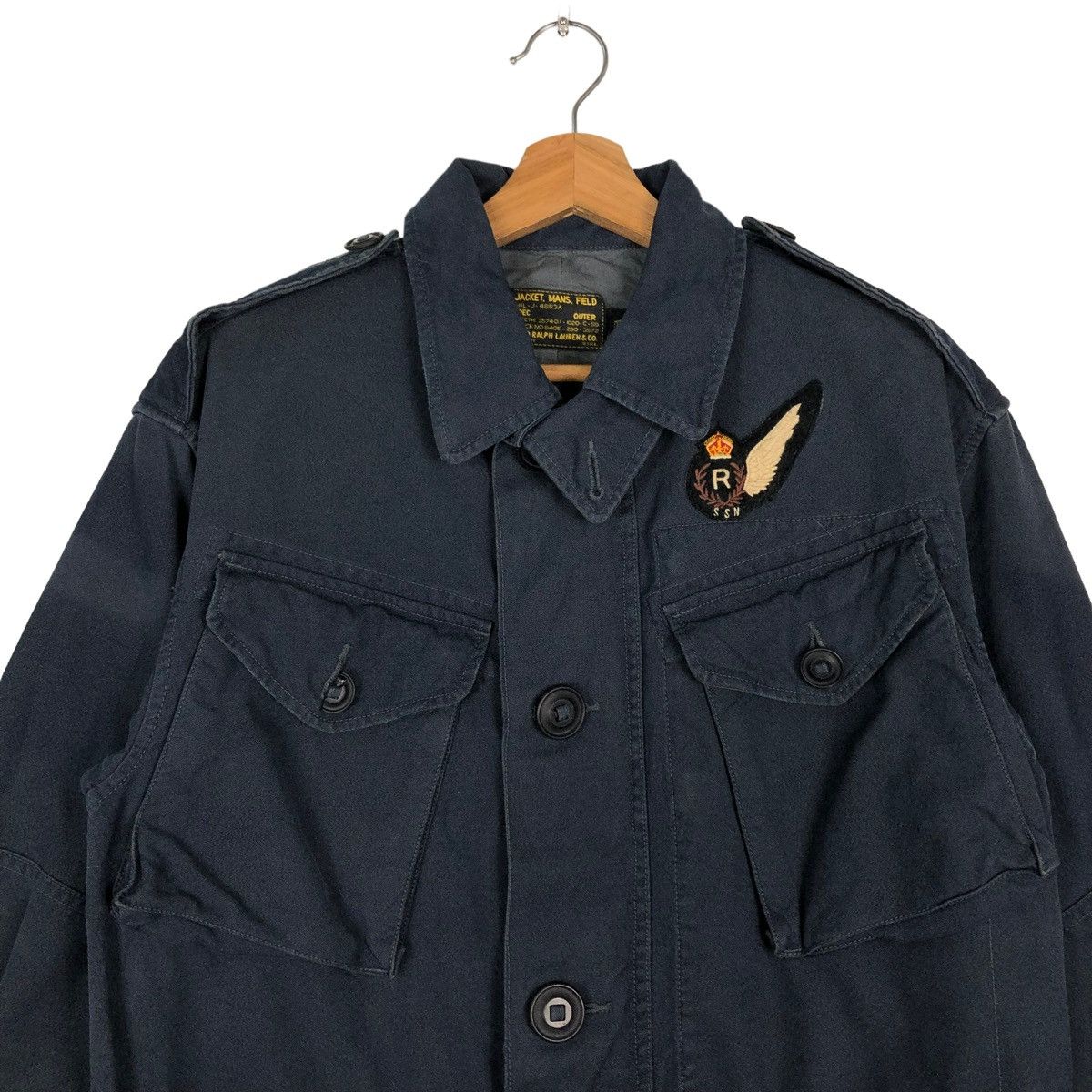Polo Ralph Lauren 🔥ROYAL BLUE INSPECTOR RRL UNIFORM COMBAT GARMENTS LTD ARMY Size US S / EU 44-46 / 1 - 3 Thumbnail