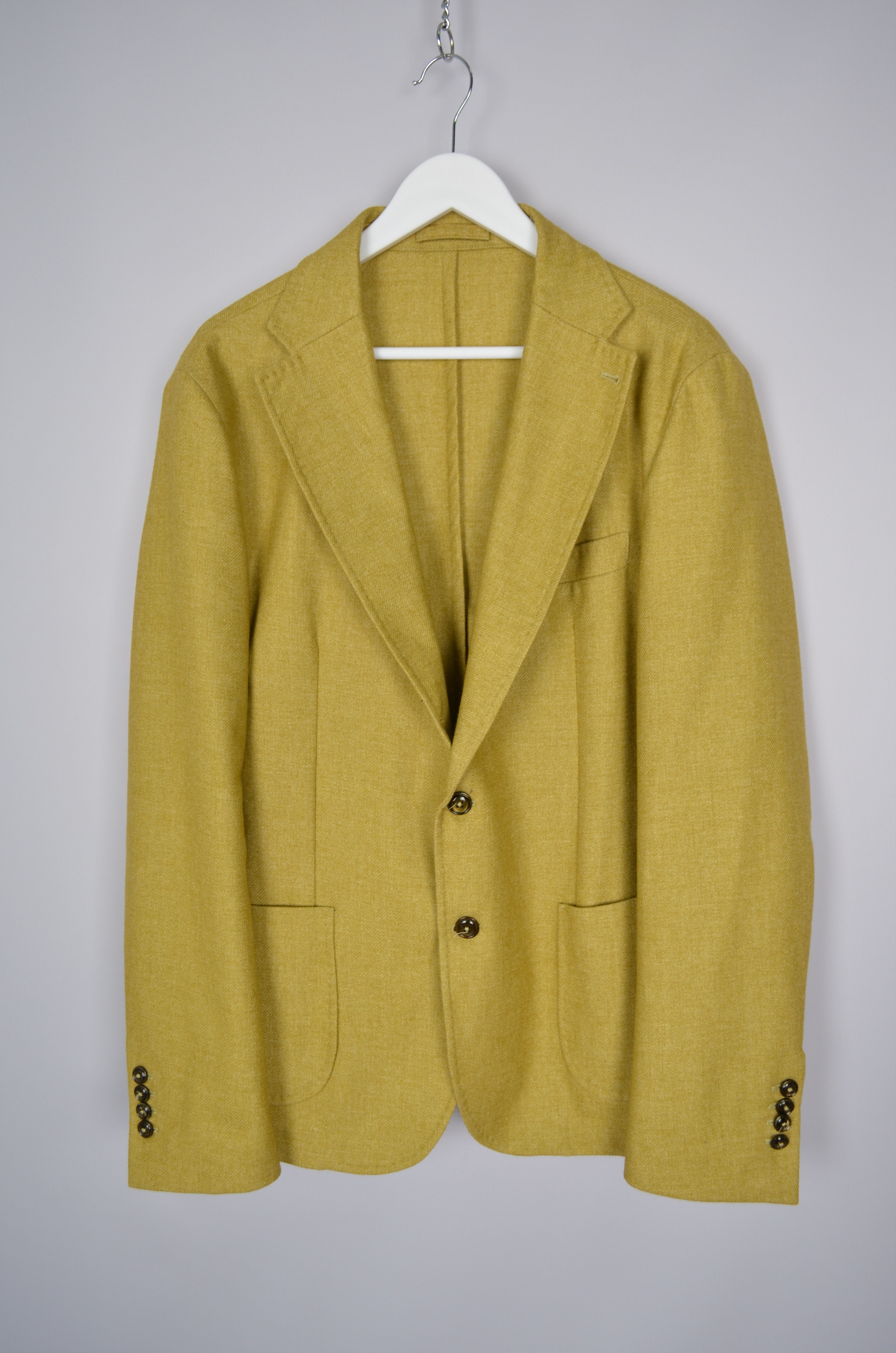 Designer Exibit La Sartoria Wool Polyester Blend Blazer Size US44 Size 44R - 1 Thumbnail