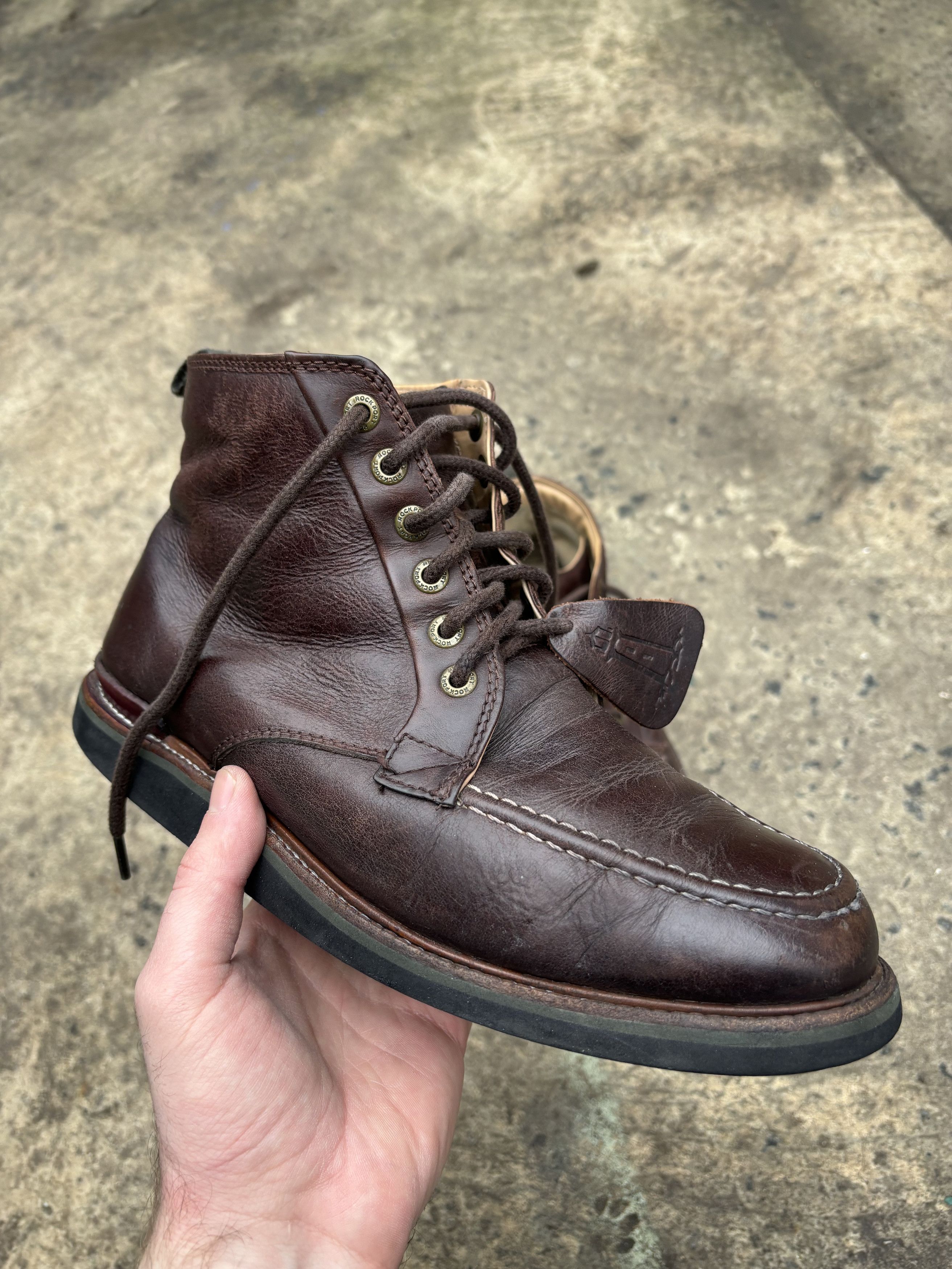 Rockport Vintage Rockport Moc Toe Brown Boots Size US 10.5 / EU 43-44 - 2 Thumbnail