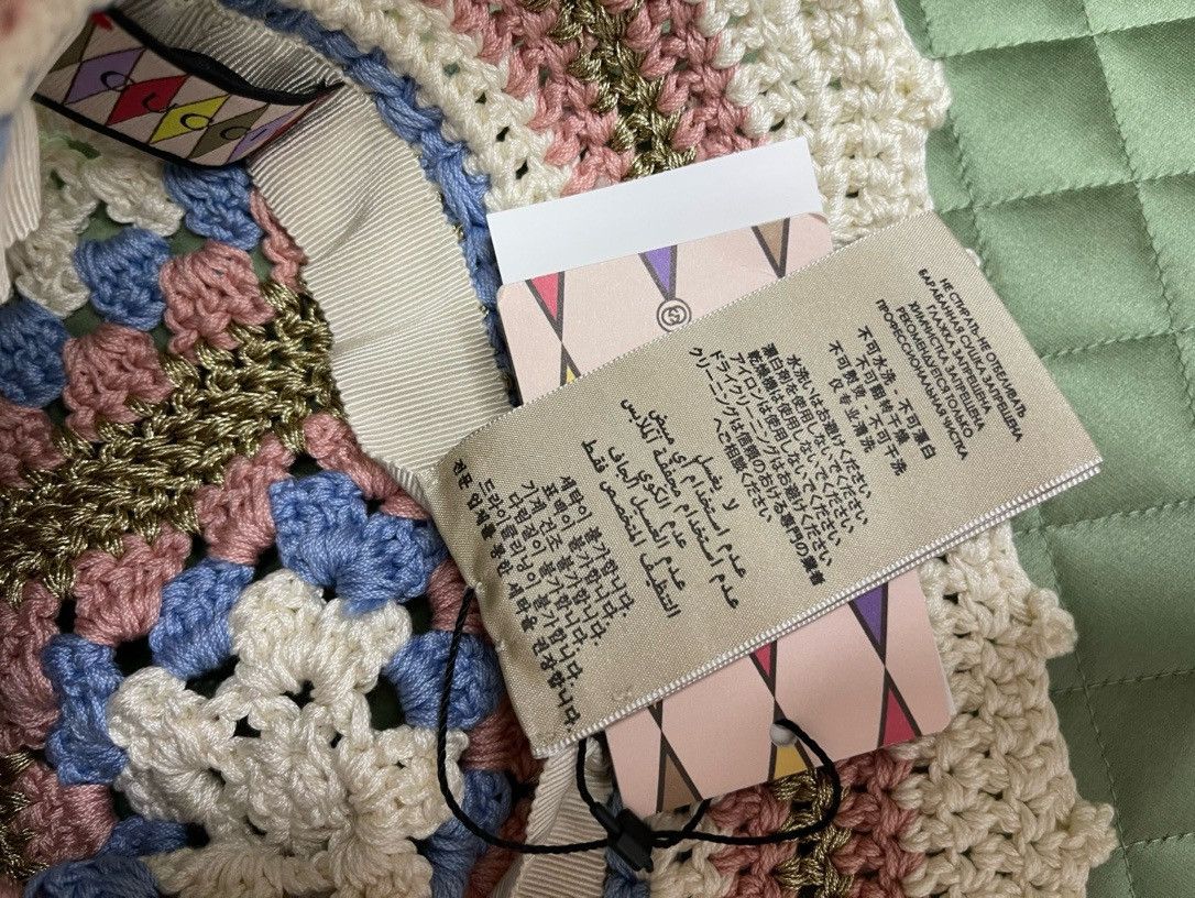 Gucci GUCCI LOVELIGHT INTERLOCKING G CROCHET HAT Size ONE SIZE - 9 Thumbnail