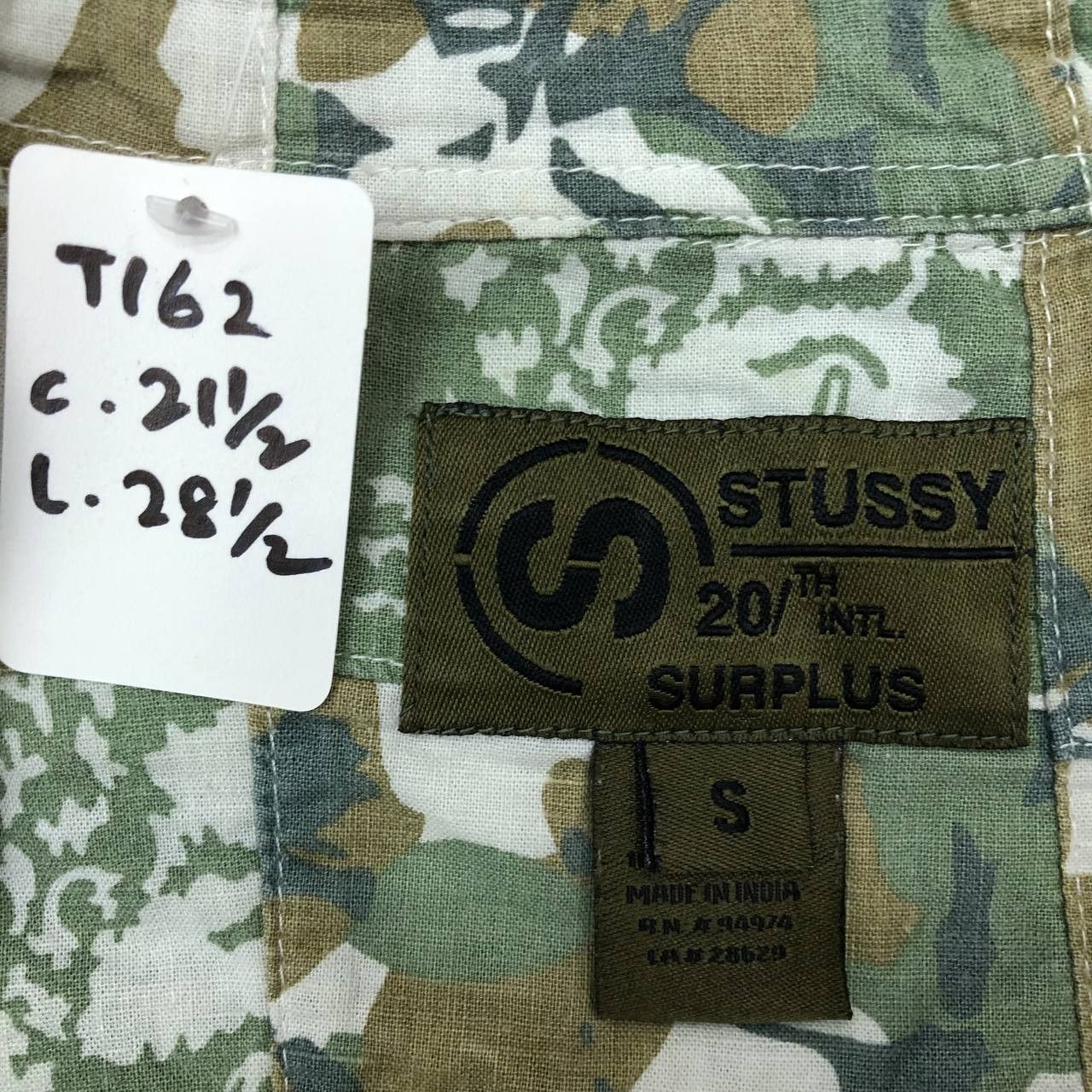 Stussy T162 STUSSY X SURPLUS PATCHWORK SHIRTS Size US S / EU 44-46 / 1 - 7 Thumbnail