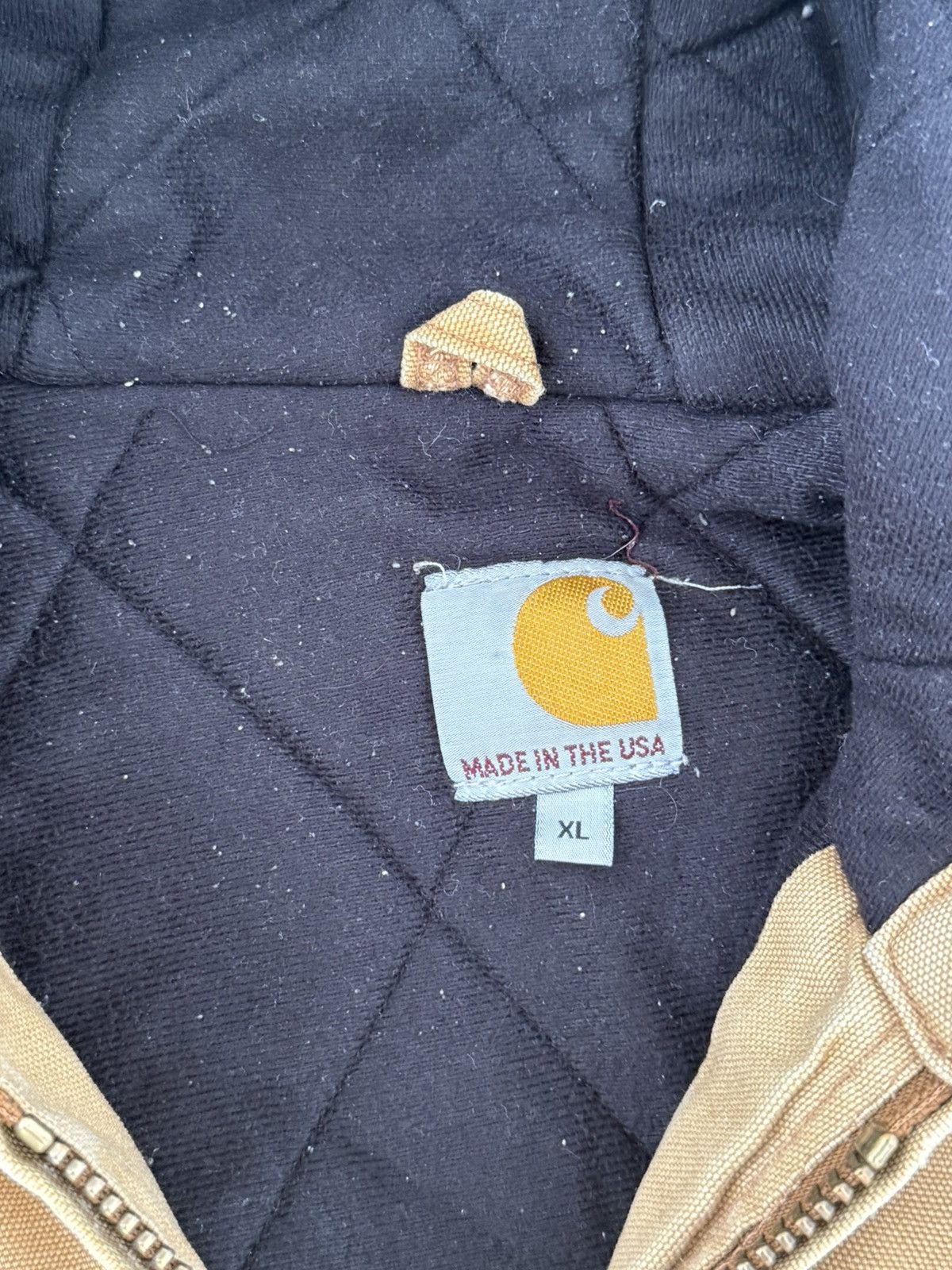 Carhartt Vintage Carhartt zip up hooded jacket Size US XL / EU 56 / 4 - 5 Thumbnail