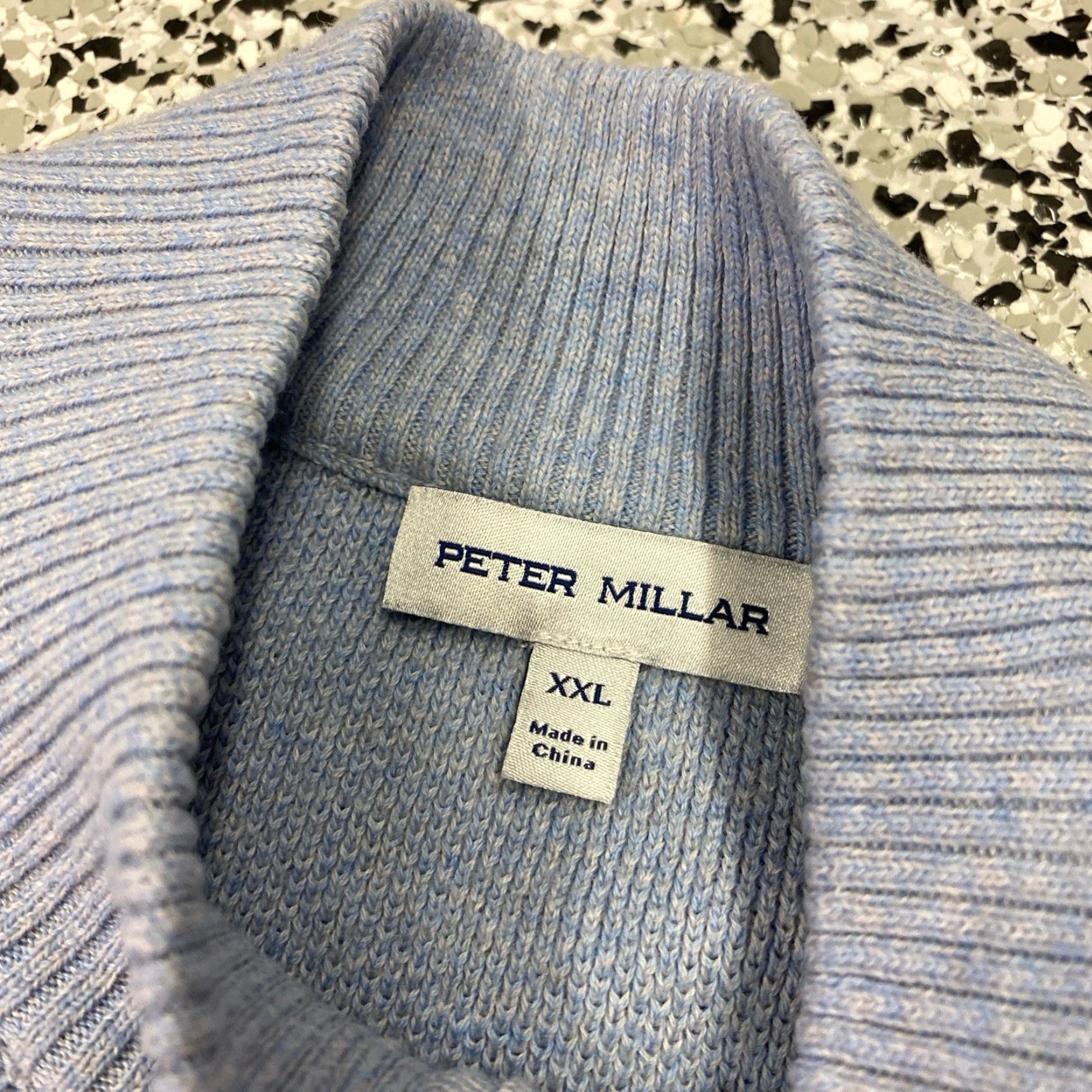 Peter Millar Peter Millar 1/4 Zip Sweater Pullover Men’s XXLarge Blue Cotton Knit Mock Neck Long Sleeve Casual Business Size US L / EU 52-54 / 3 - 4 Thumbnail