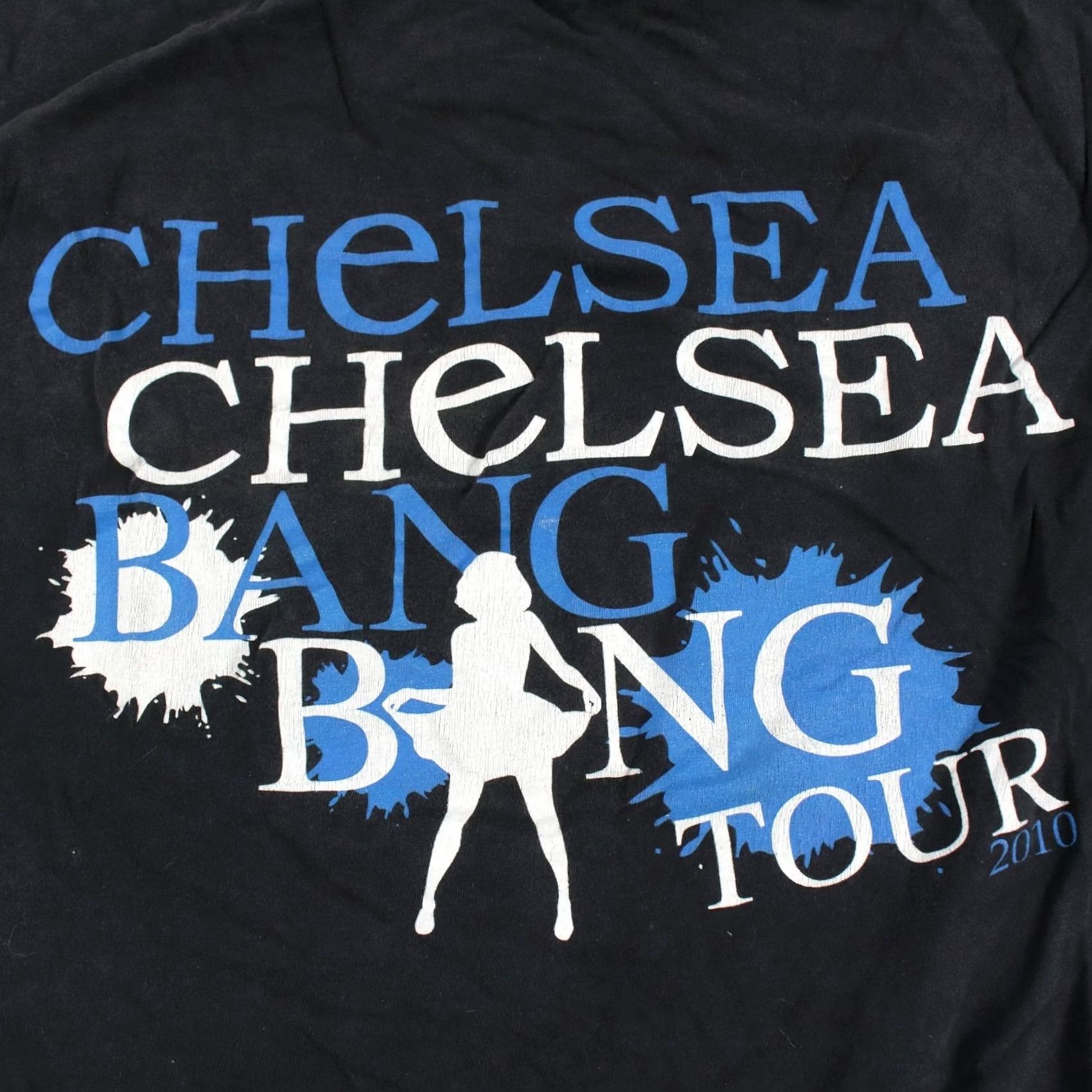 Vintage Chelsea Chelsea Bang Bang 2010 Tour t-shirt 2XL Chelsea Handler Bay Island Black Cotton Mens Short Sleeve Crew Neck Graphic Print T-Shirt Size US XXL / EU 58 / 5 - 3 Thumbnail