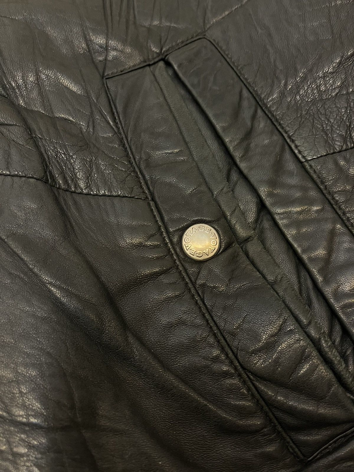 Voyage Voyage pre-Griffin 1980s leather jacket Size US L / EU 52-54 / 3 - 8 Thumbnail