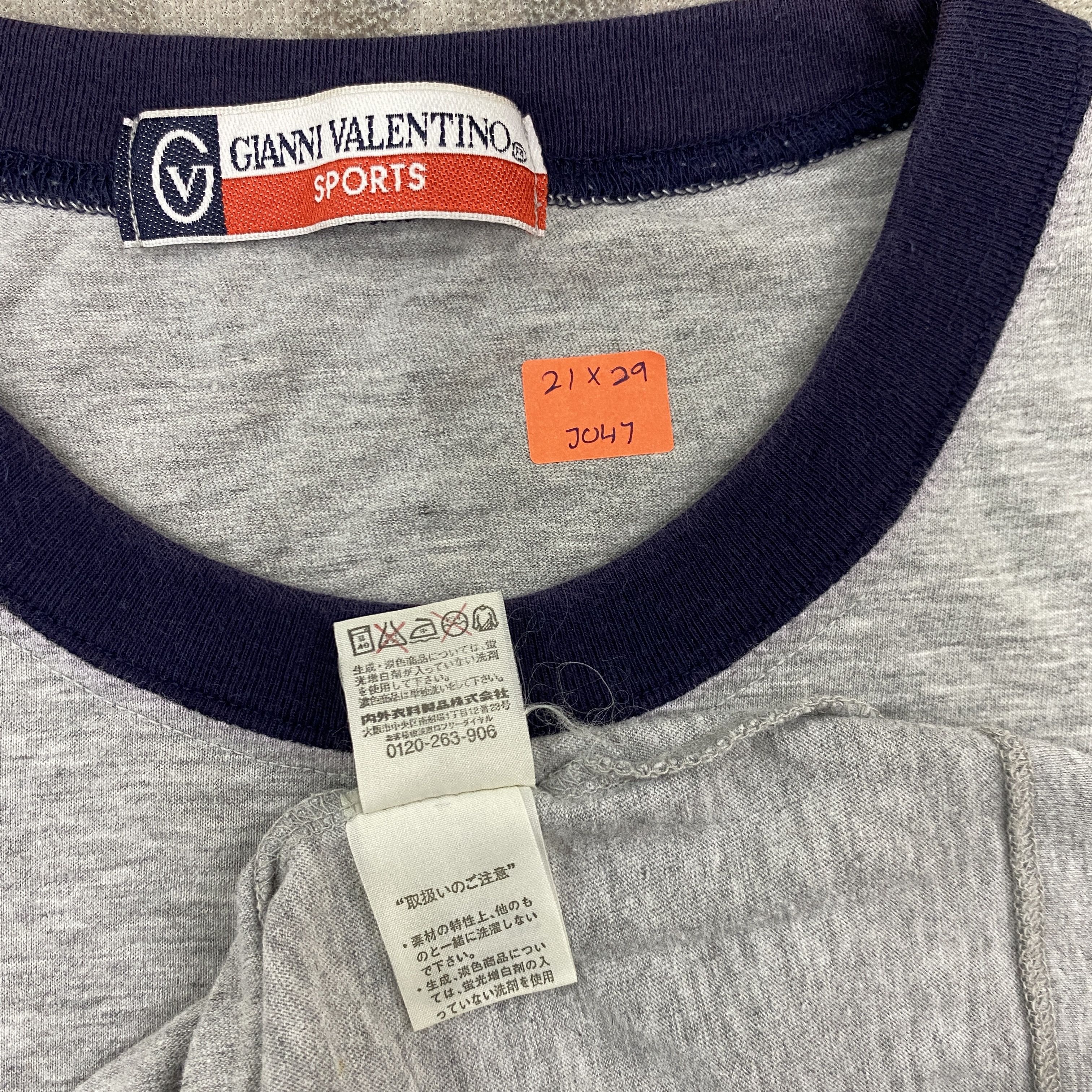 Japanese Brand Vintage Gianni Valentino Sports Tshirt - J047 Size US M / EU 48-50 / 2 - 5 Thumbnail