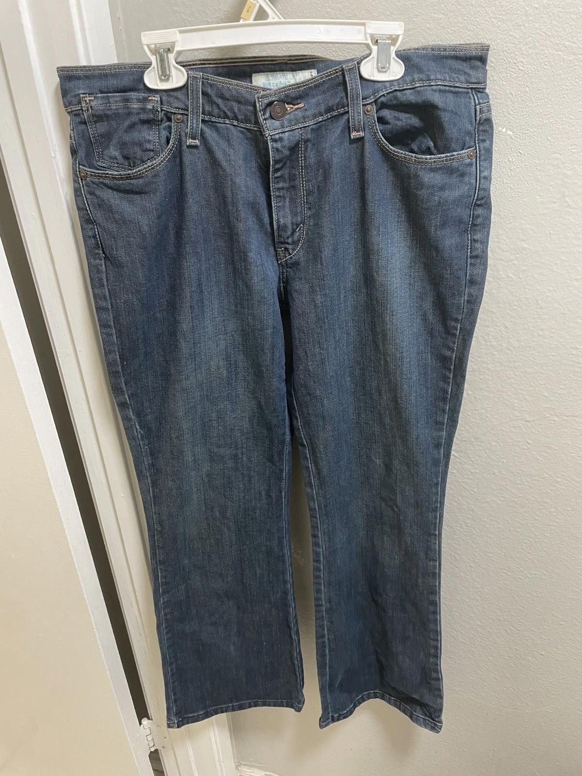 Levi's Levis 544 Ultimate Lift Boot Cut Jeans Size 12P Medium Blue Size 34" / US 12 / IT 48 - 1 Thumbnail
