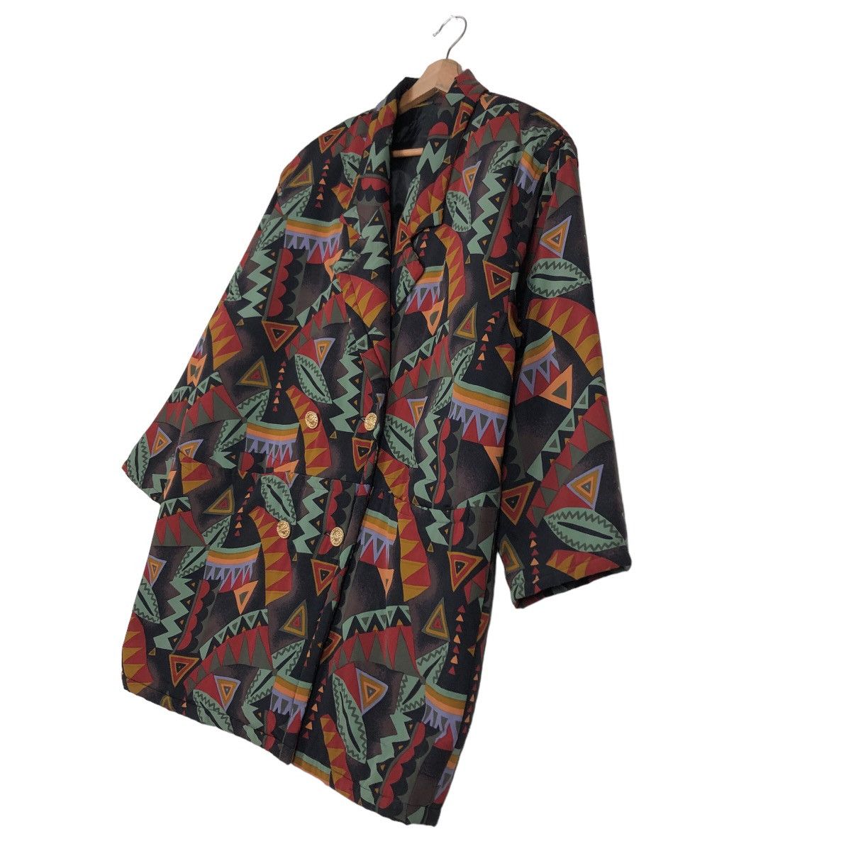 Japanese Brand 🔥Vintage Full Print Button Jacket Navajo Native Kapital Size US M / EU 48-50 / 2 - 2 Thumbnail