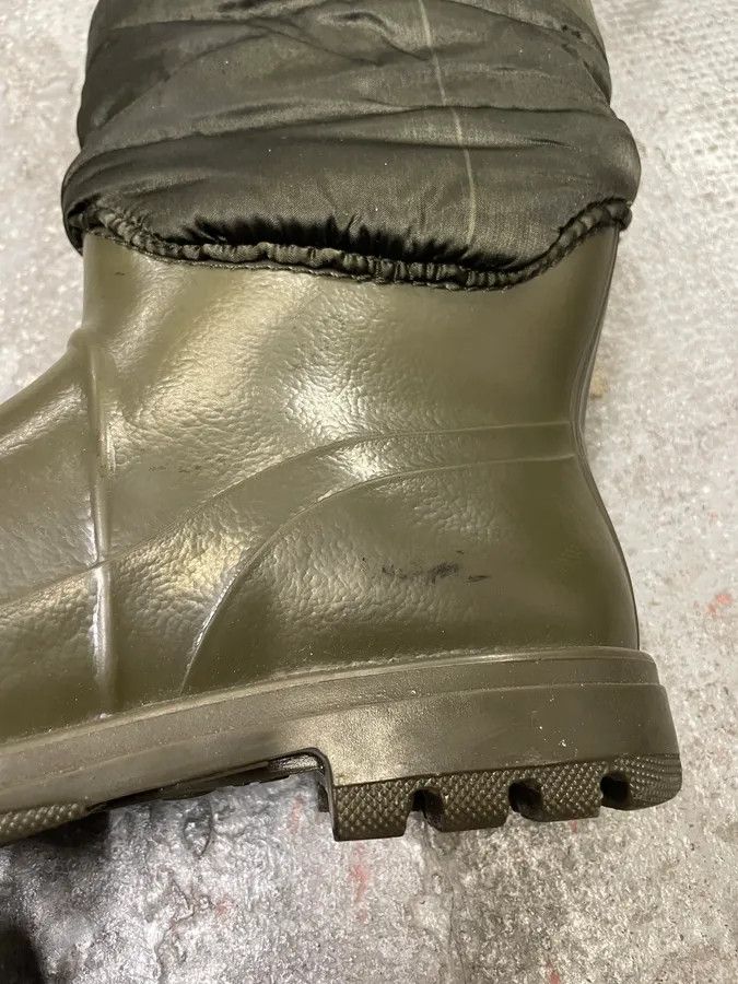 Dolce & Gabbana FW2008 Dolce & Gabbana Olive Puffer Wallies Boots Size US 8 / EU 41 - 7 Thumbnail