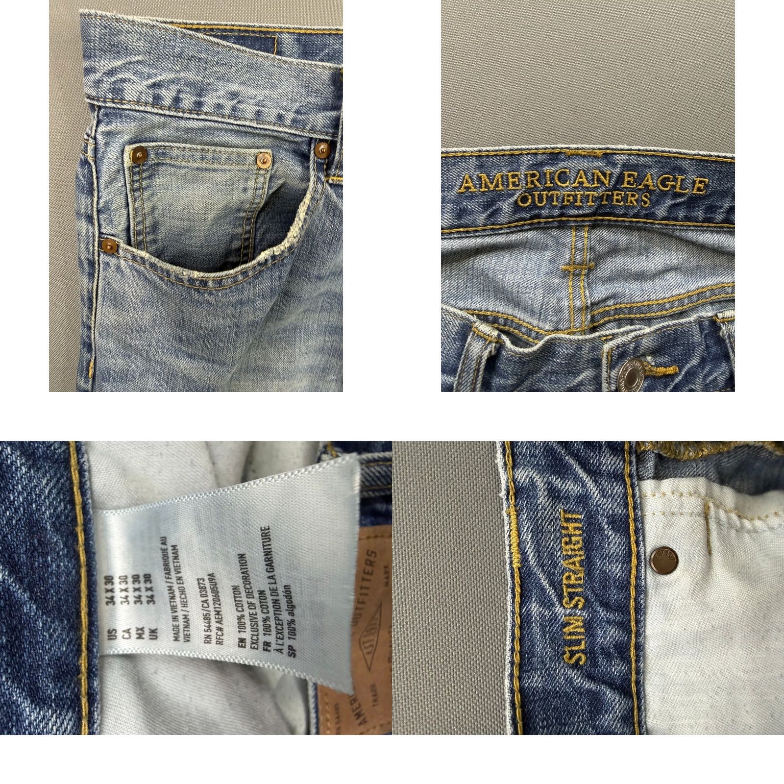 American Eagle Outfitters VINTAGE Size US 34 / EU 50 - 8 Thumbnail